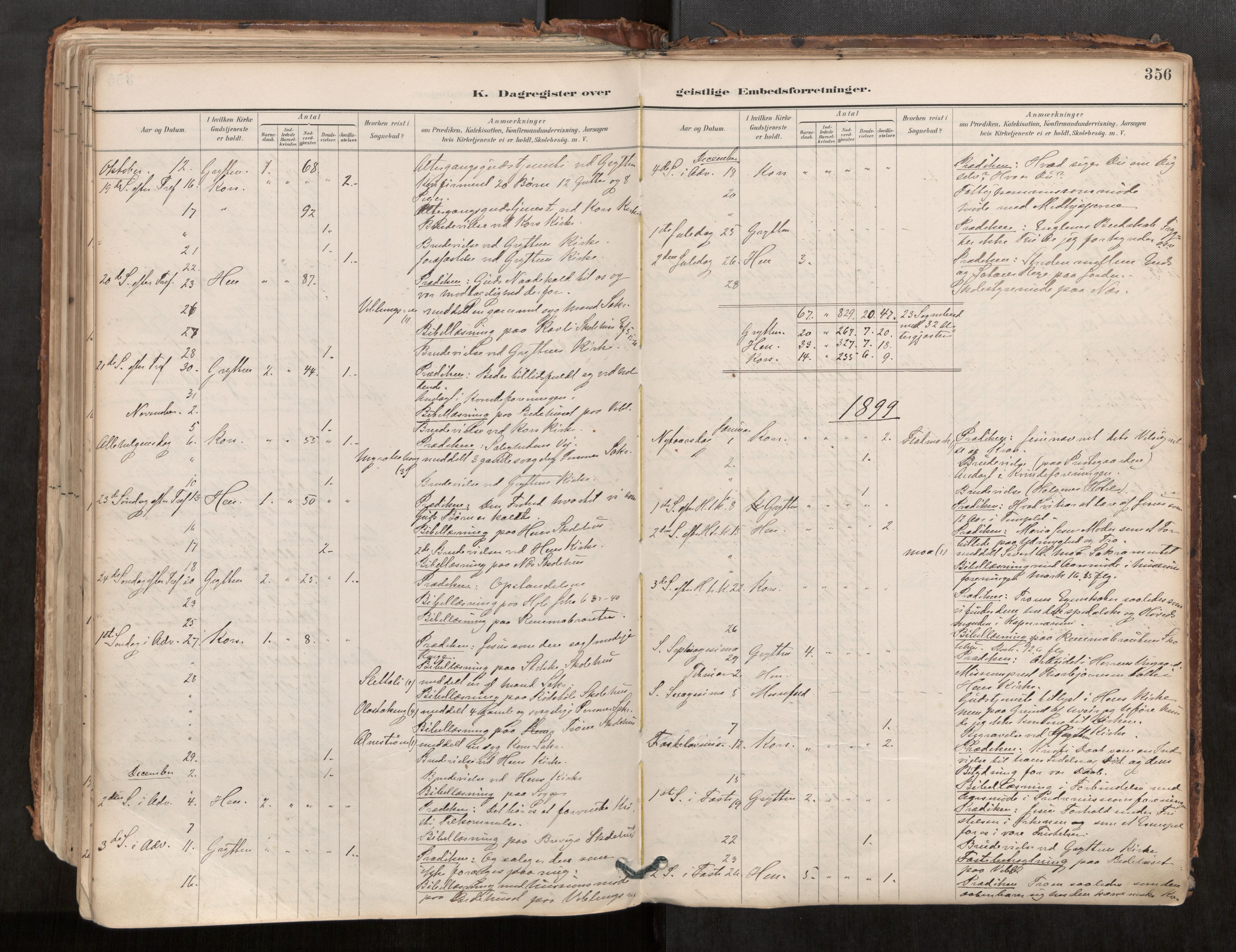 Ministerialprotokoller, klokkerbøker og fødselsregistre - Møre og Romsdal, AV/SAT-A-1454/544/L0585: Parish register (official) no. 544A06, 1887-1924, p. 356