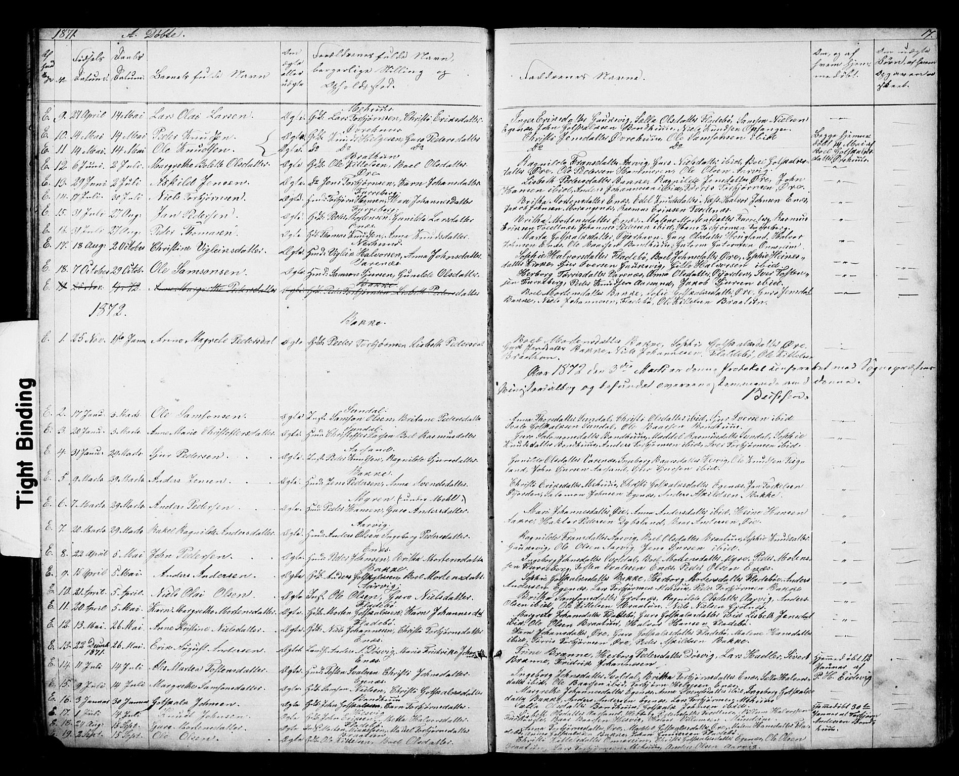 Kvinnherad sokneprestembete, SAB/A-76401/H/Hab: Parish register (copy) no. D 1, 1856-1905, p. 17