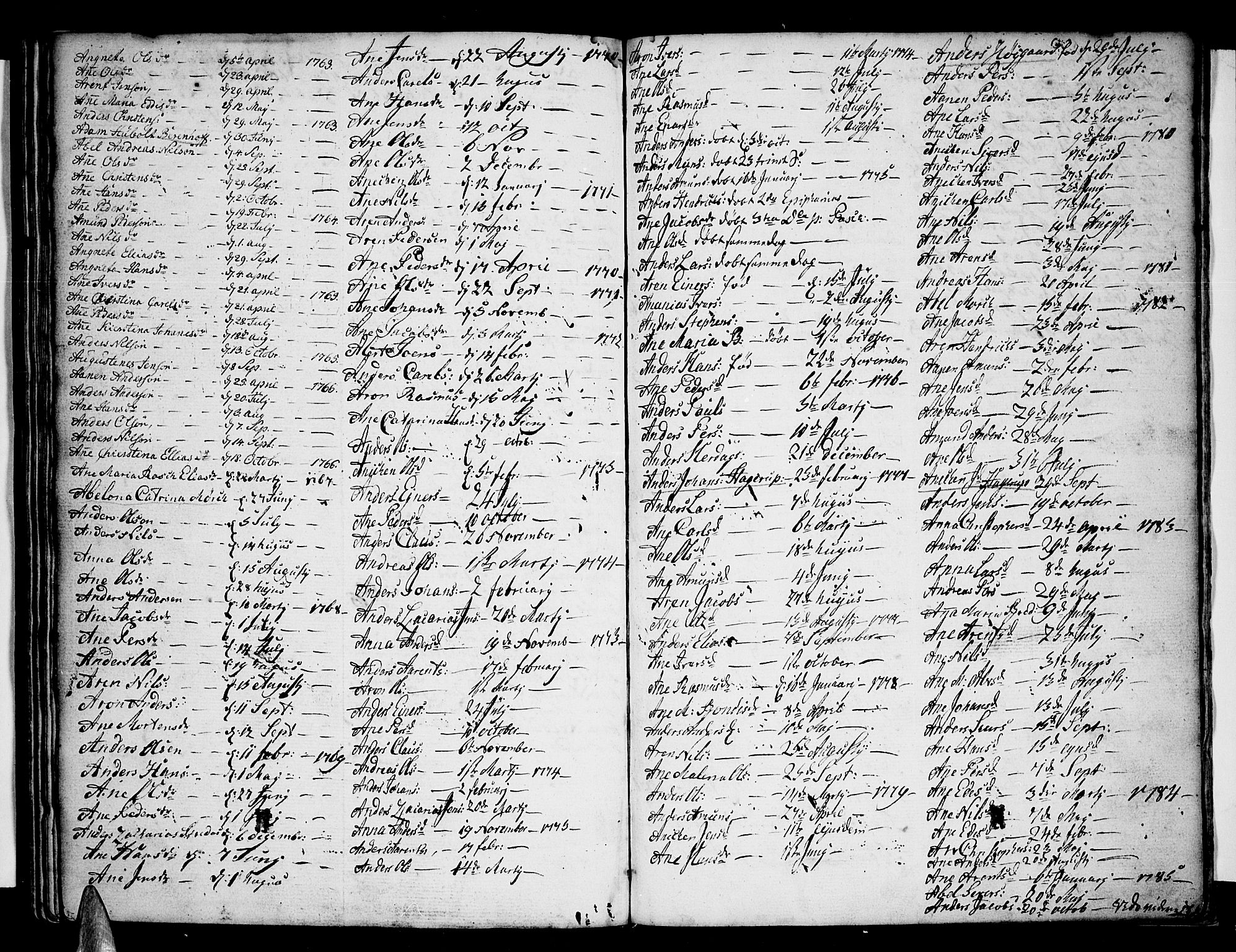 Ministerialprotokoller, klokkerbøker og fødselsregistre - Nordland, AV/SAT-A-1459/853/L0766: Parish register (official) no. 853A05, 1745-1791