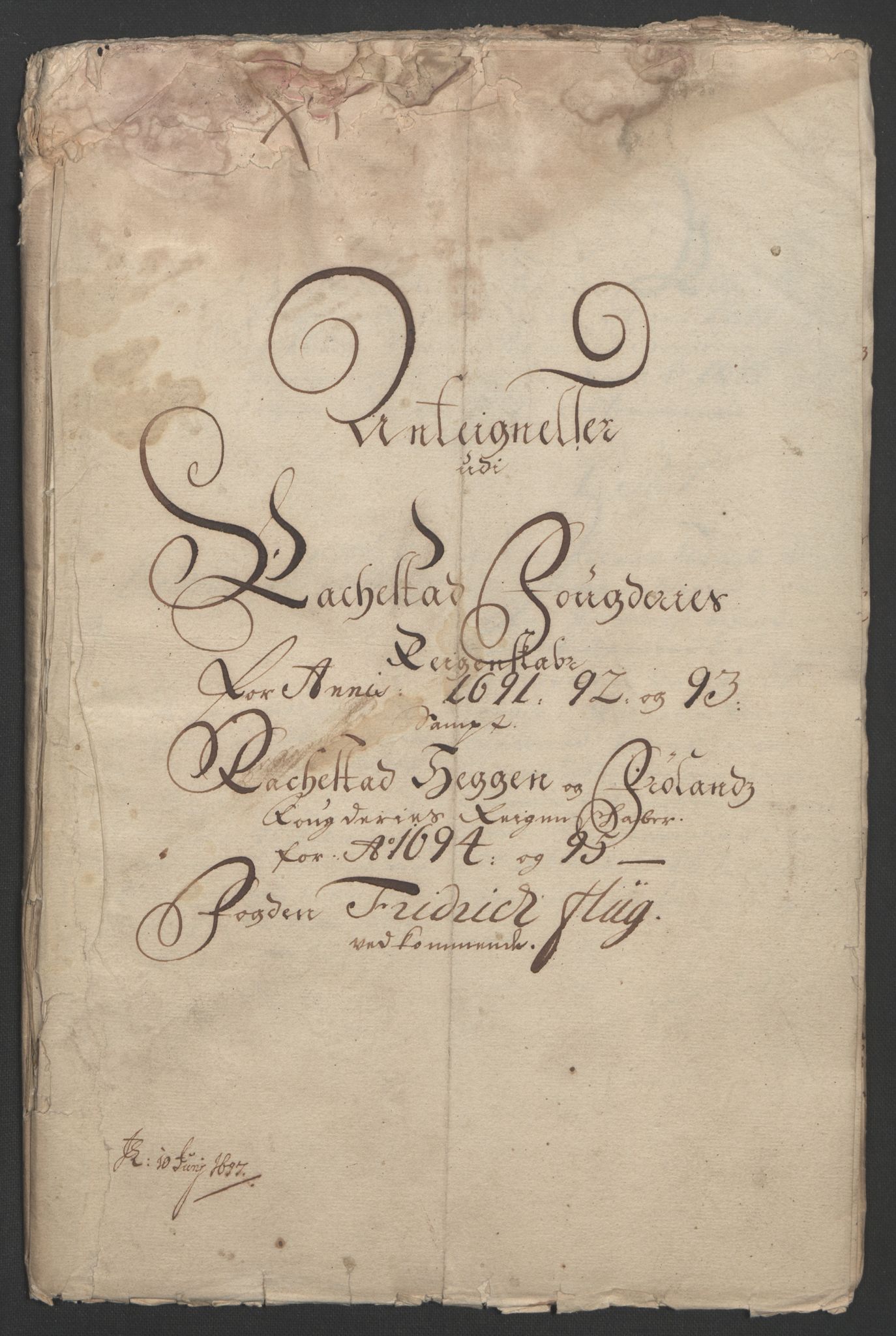 Rentekammeret inntil 1814, Reviderte regnskaper, Fogderegnskap, RA/EA-4092/R07/L0285: Fogderegnskap Rakkestad, Heggen og Frøland, 1695, p. 348