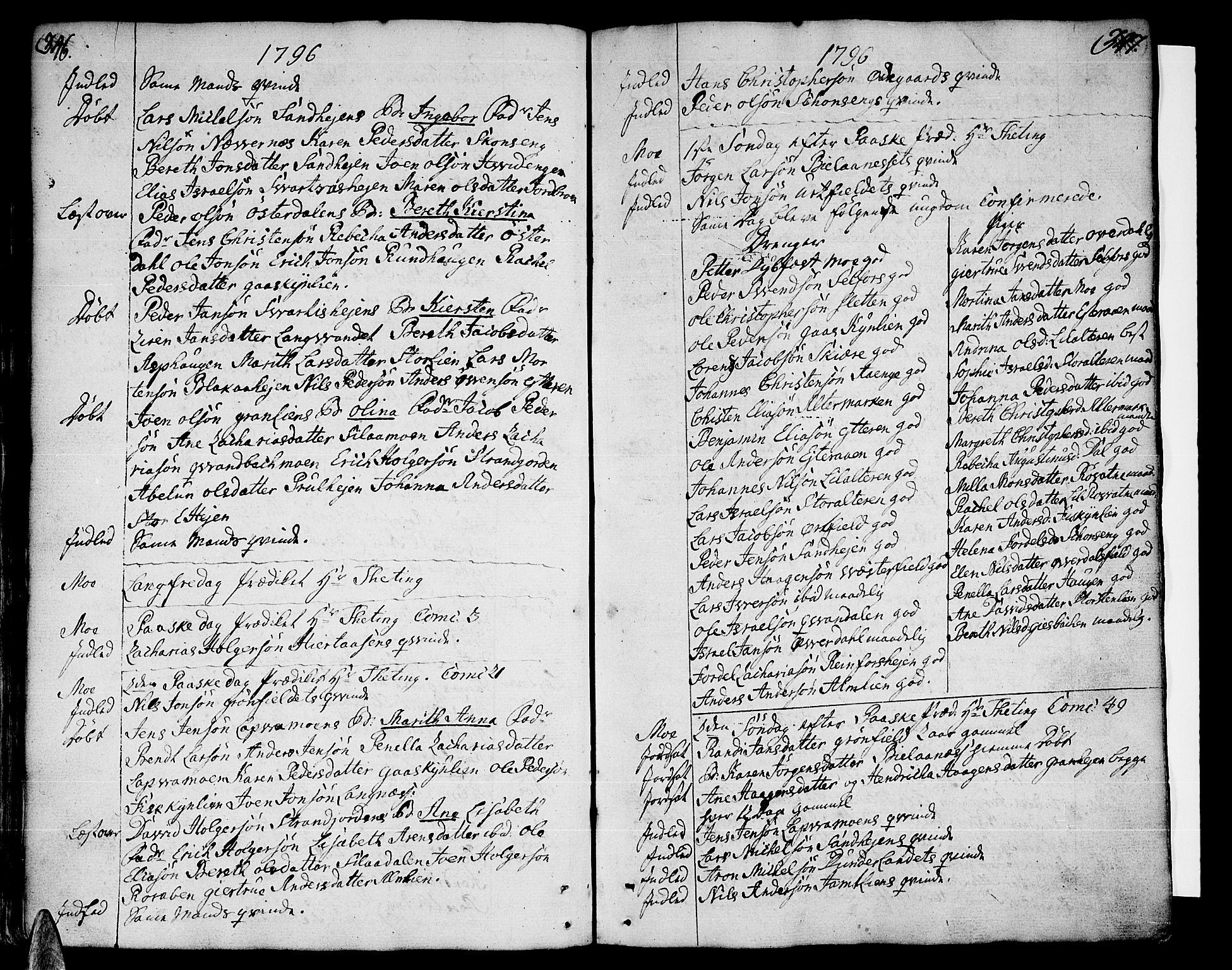 Ministerialprotokoller, klokkerbøker og fødselsregistre - Nordland, SAT/A-1459/825/L0349: Parish register (official) no. 825A05 /2, 1790-1806, p. 346-347