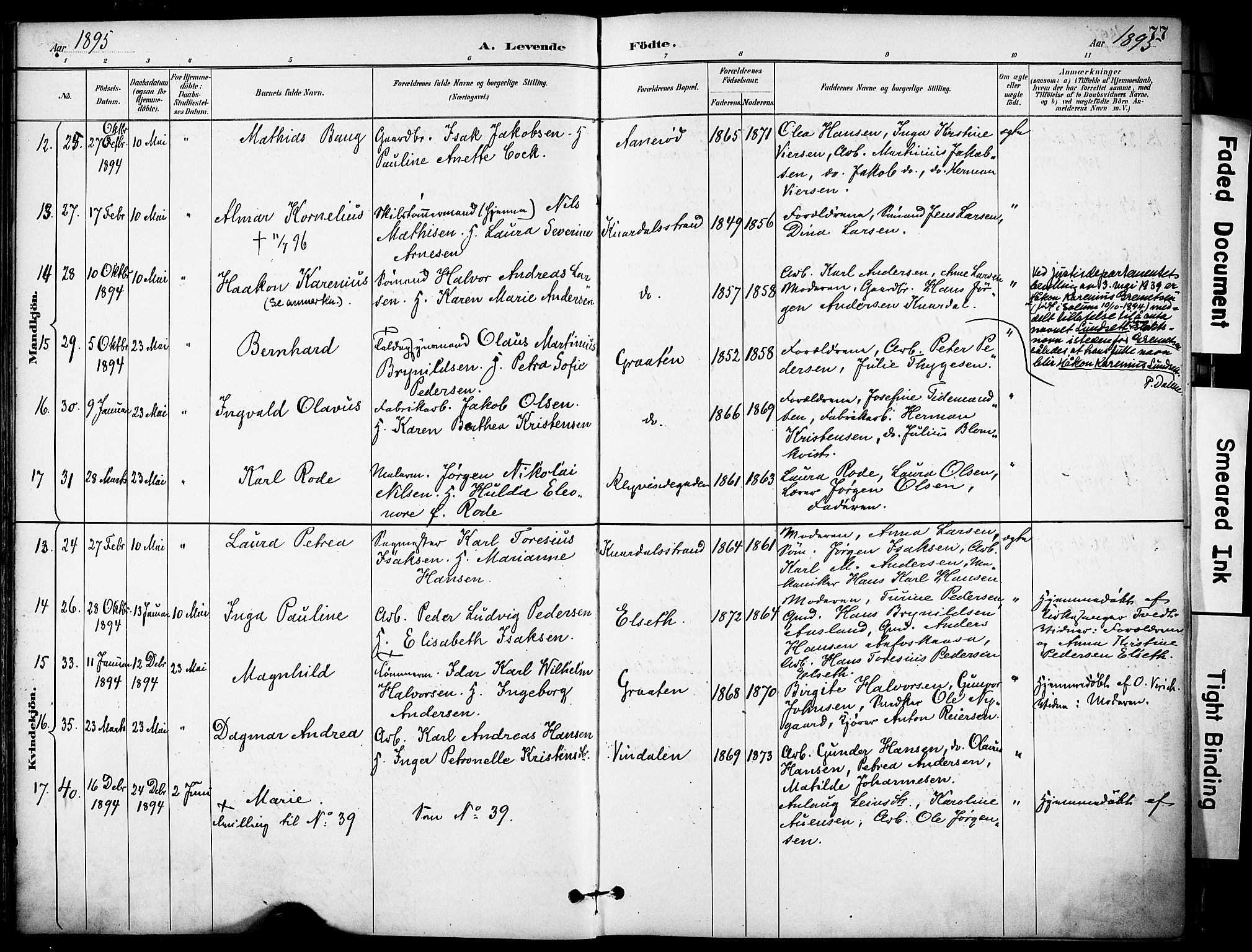 Solum kirkebøker, AV/SAKO-A-306/F/Fa/L0010: Parish register (official) no. I 10, 1888-1898, p. 77