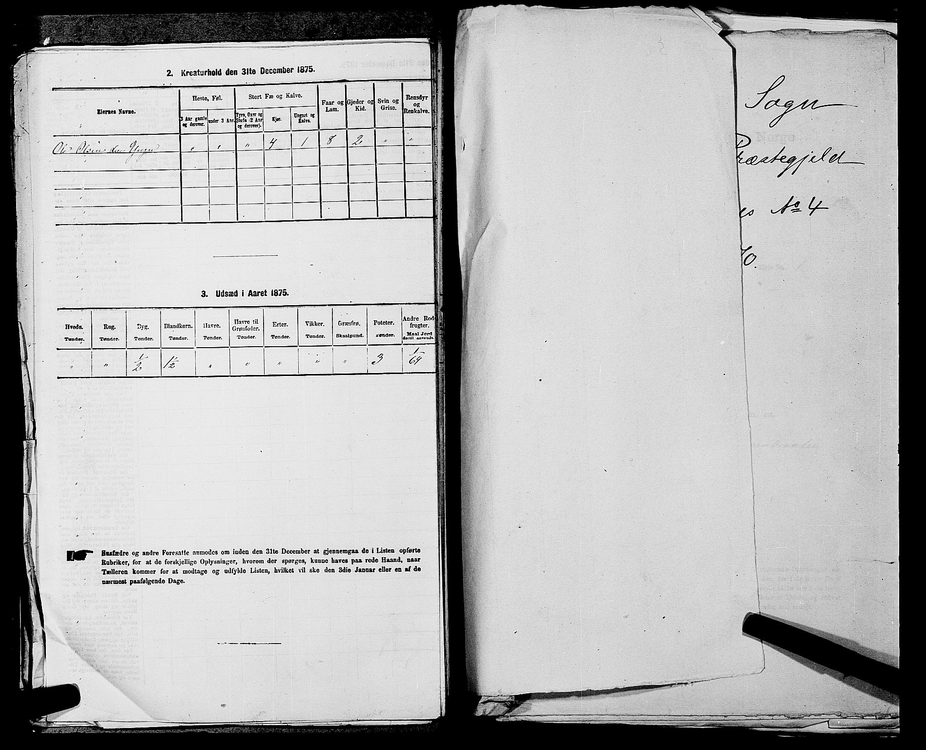 SAKO, 1875 census for 0621P Sigdal, 1875, p. 1603