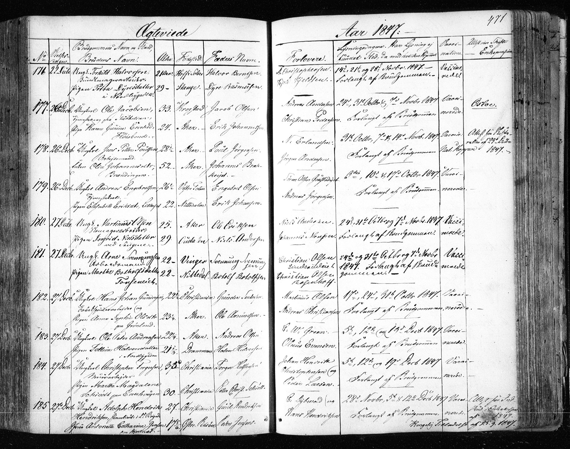 Aker prestekontor kirkebøker, AV/SAO-A-10861/F/L0019: Parish register (official) no. 19, 1842-1852, p. 471