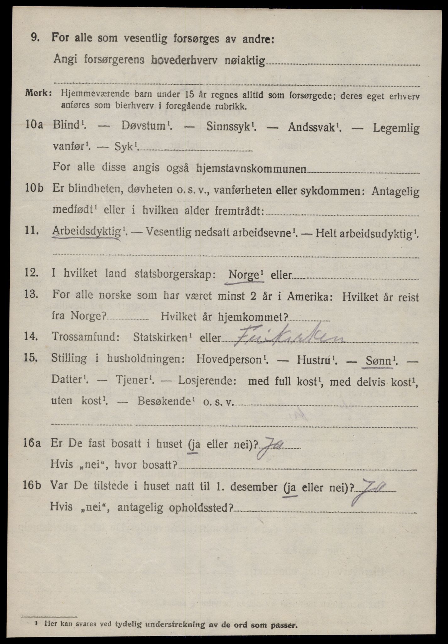 SAT, 1920 census for Giske, 1920, p. 521