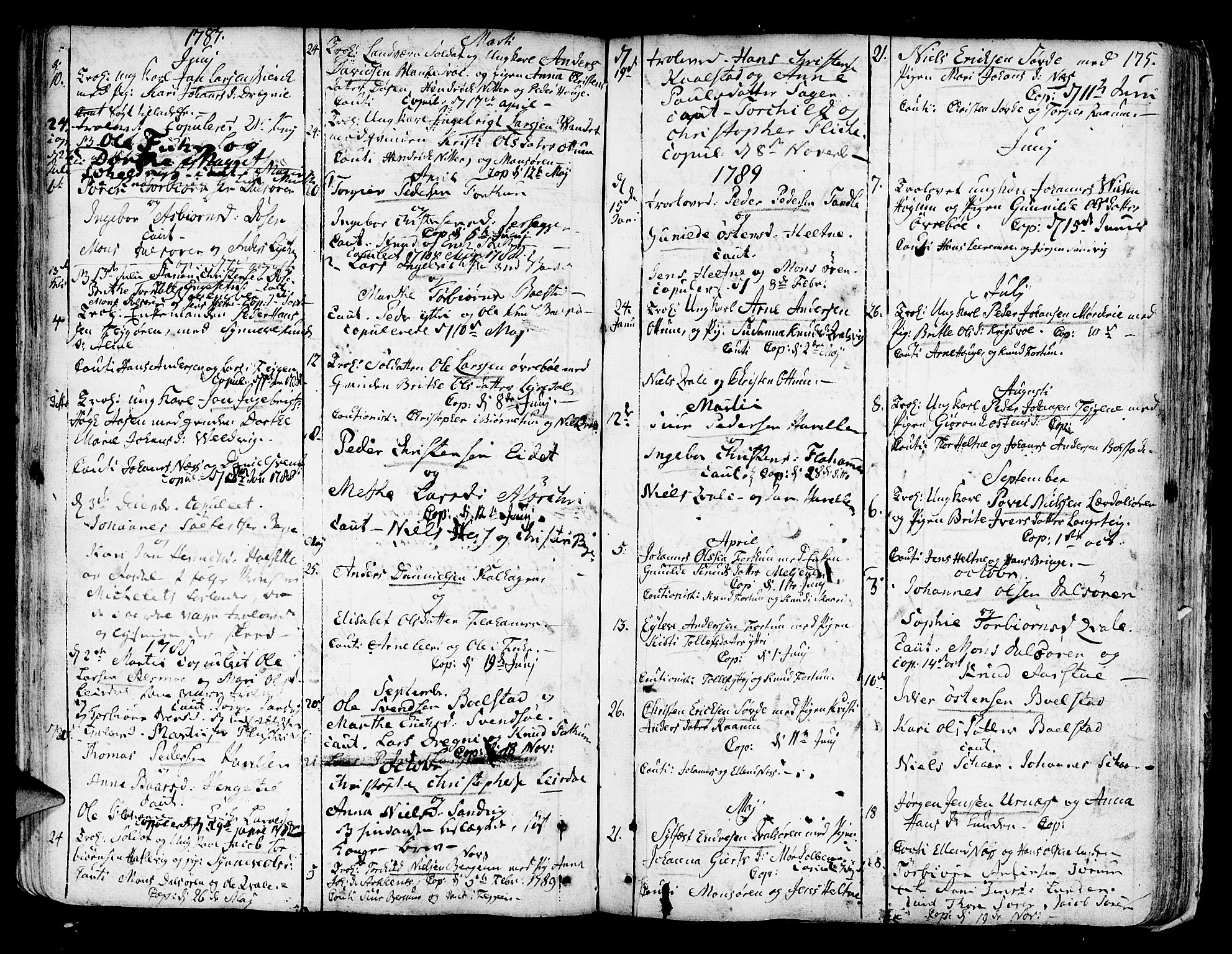 Luster sokneprestembete, SAB/A-81101/H/Haa/Haaa/L0001: Parish register (official) no. A 1, 1731-1803, p. 175