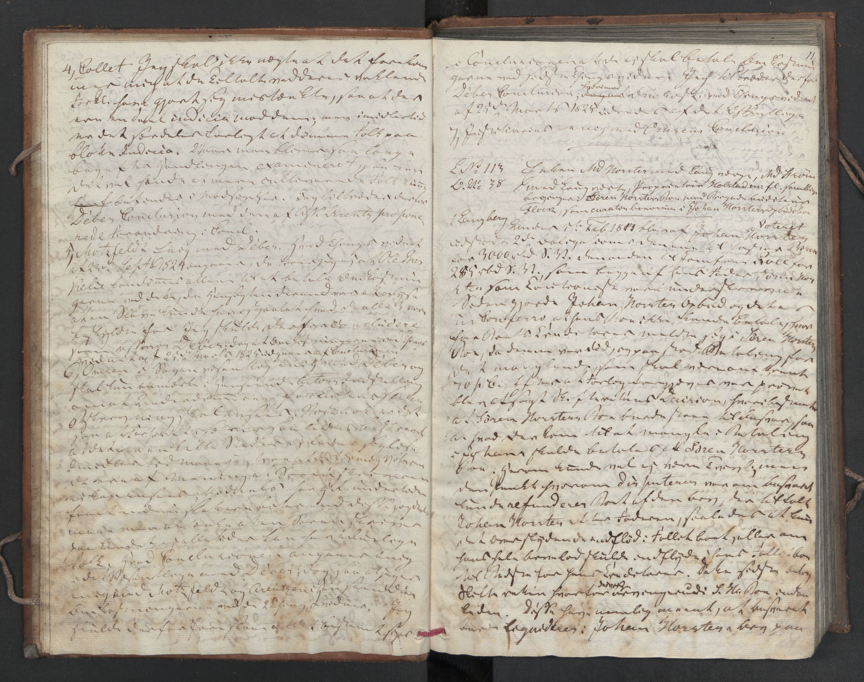 Høyesterett, AV/RA-S-1002/E/Eb/Eba/L0011/0001: Voteringsprotokoller / Voteringsprotokoll, 1825, p. 10-11