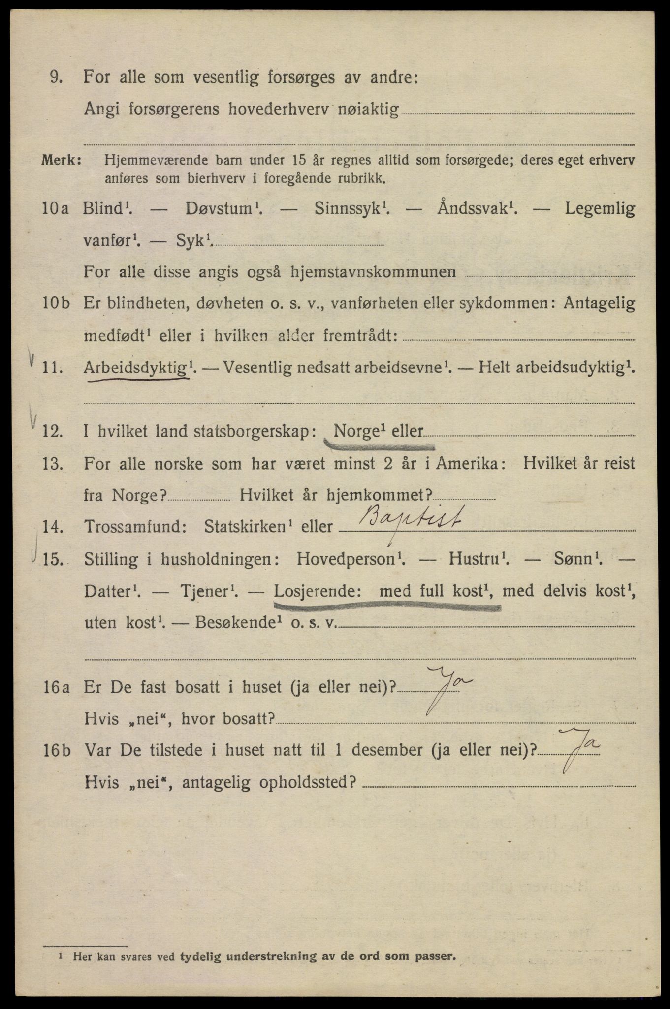 SAO, 1920 census for Kristiania, 1920, p. 449078