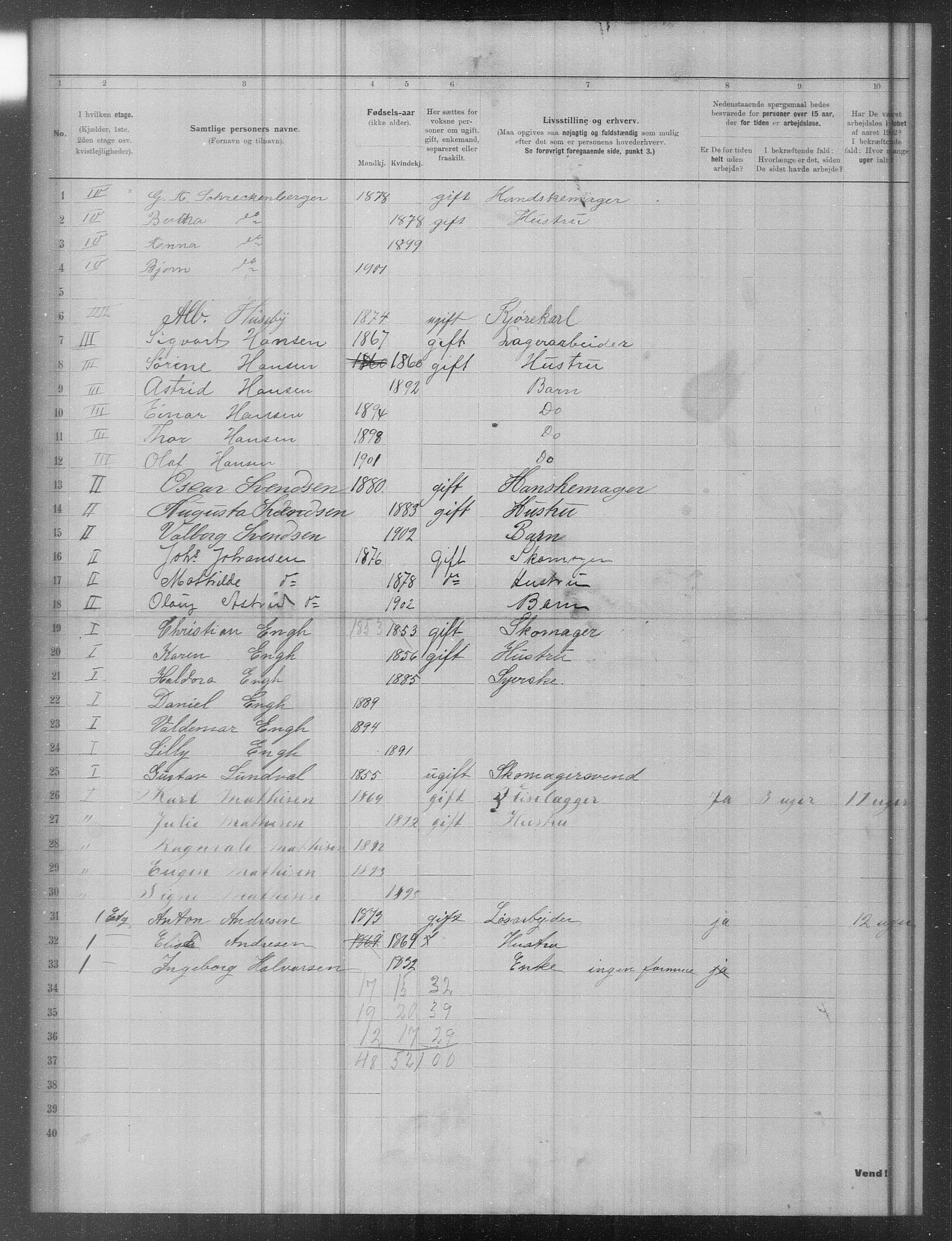 OBA, Municipal Census 1902 for Kristiania, 1902, p. 19649