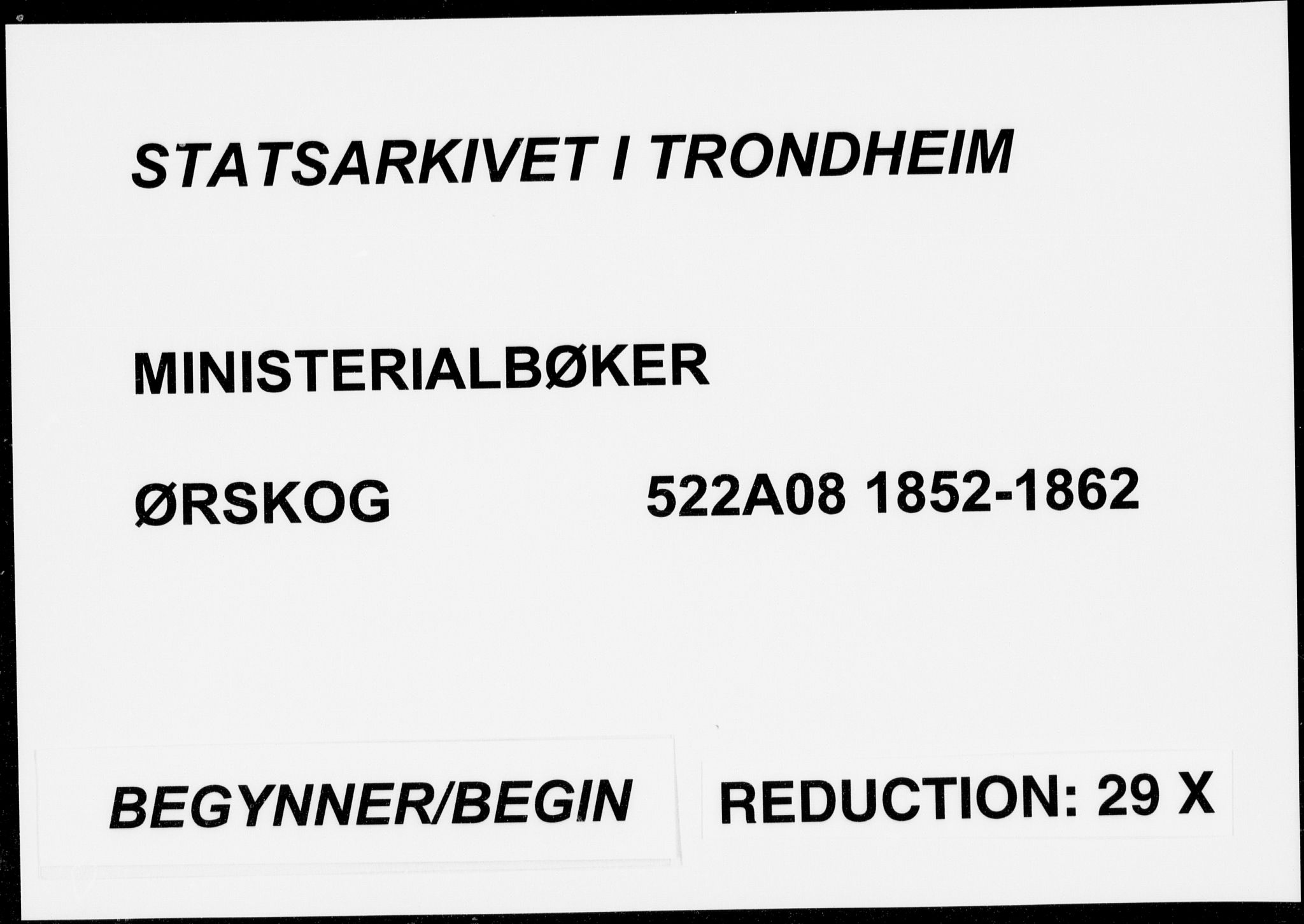 Ministerialprotokoller, klokkerbøker og fødselsregistre - Møre og Romsdal, SAT/A-1454/522/L0313: Parish register (official) no. 522A08, 1852-1862