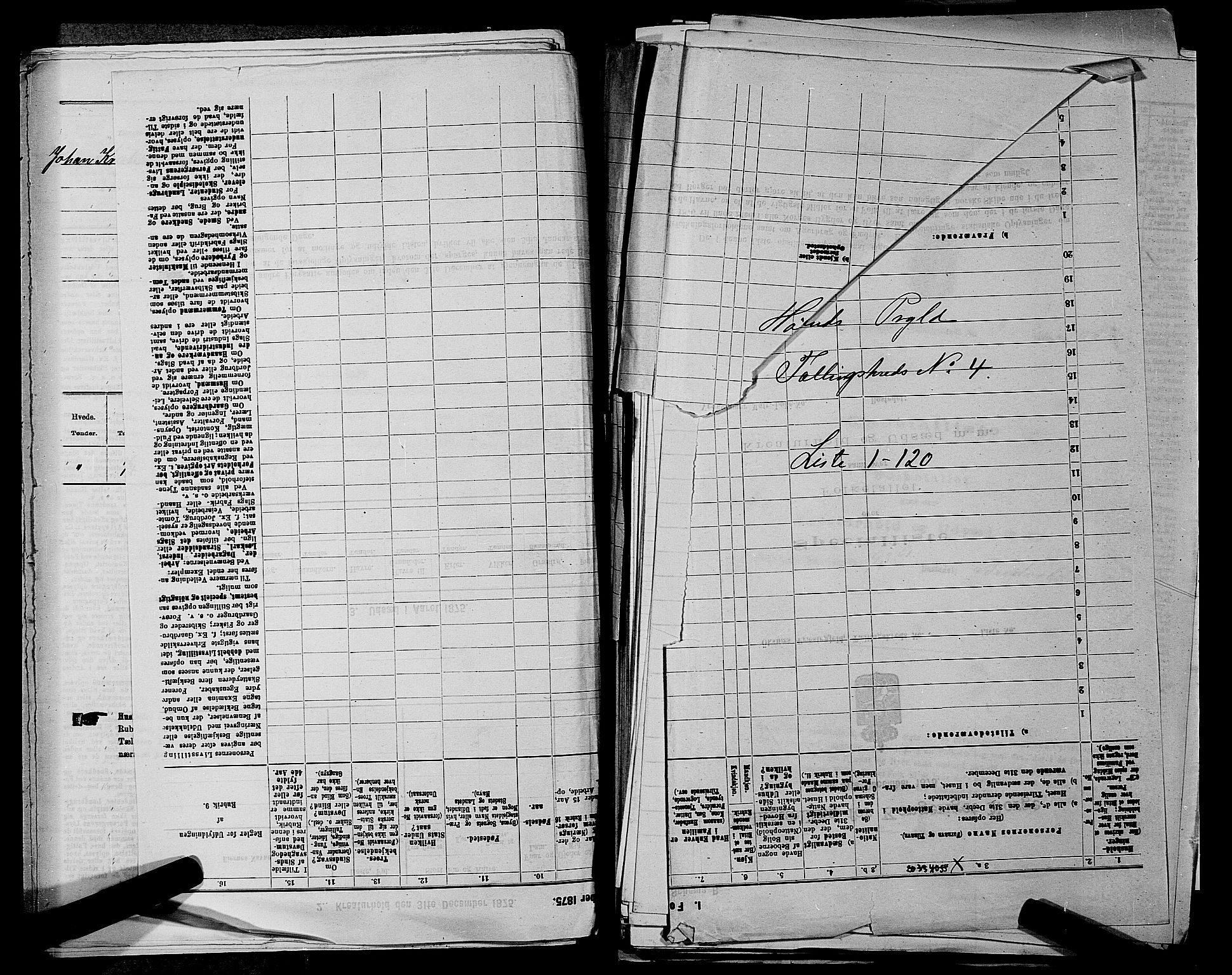 RA, 1875 census for 0221P Høland, 1875, p. 535