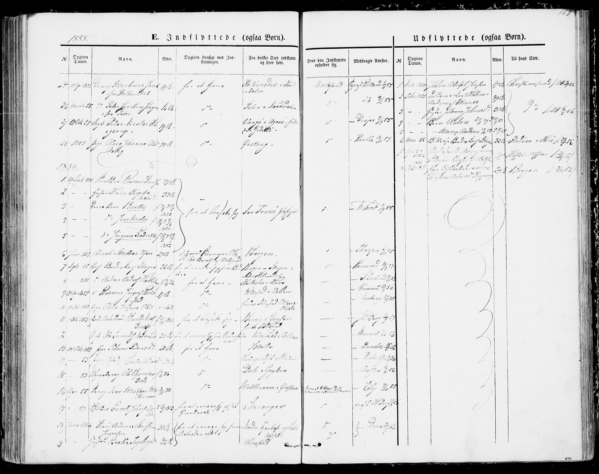 Ministerialprotokoller, klokkerbøker og fødselsregistre - Møre og Romsdal, AV/SAT-A-1454/529/L0451: Parish register (official) no. 529A01, 1855-1863, p. 109