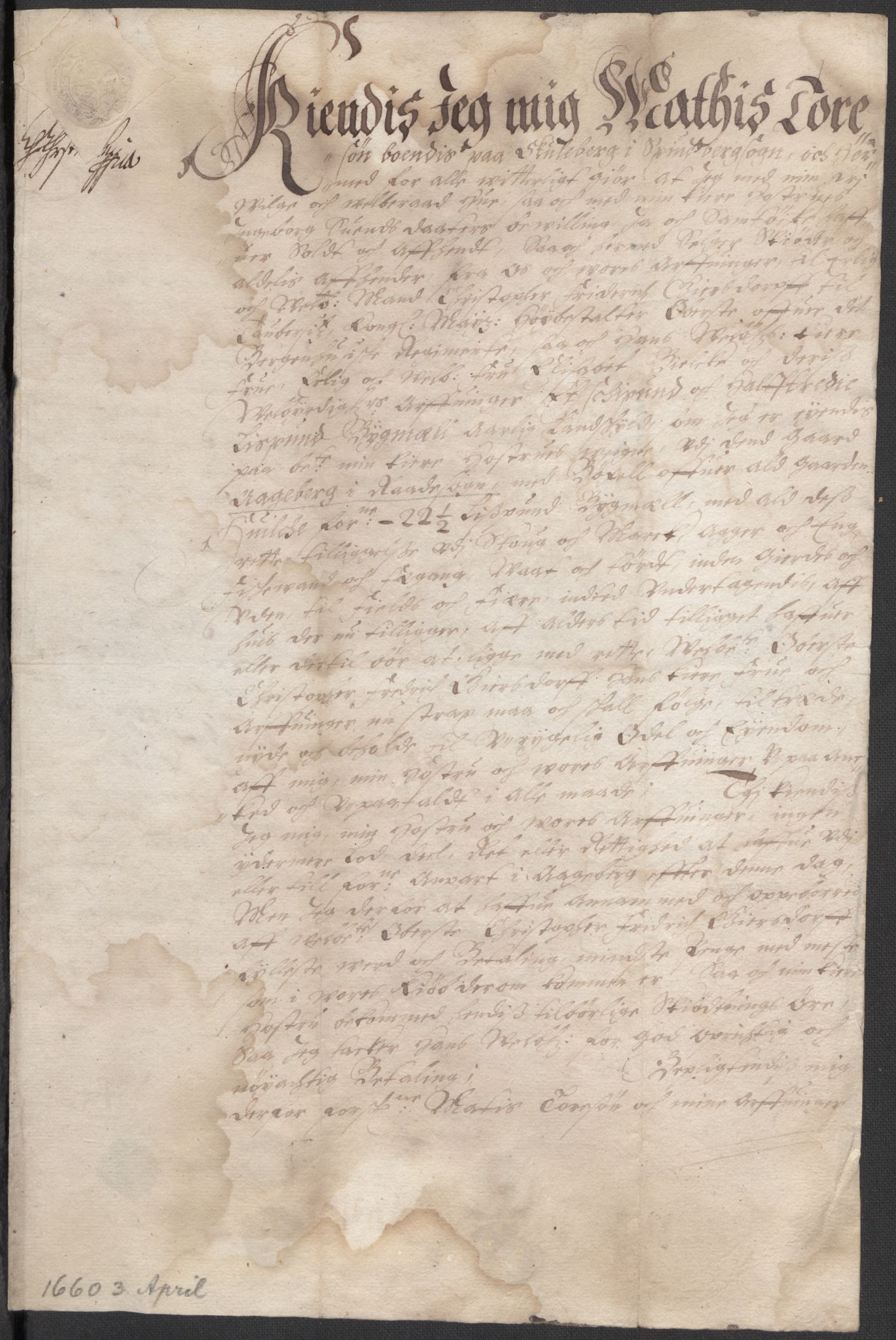 Riksarkivets diplomsamling, AV/RA-EA-5965/F12/L0009: Pk. 8 (III), 1435-1728, p. 192