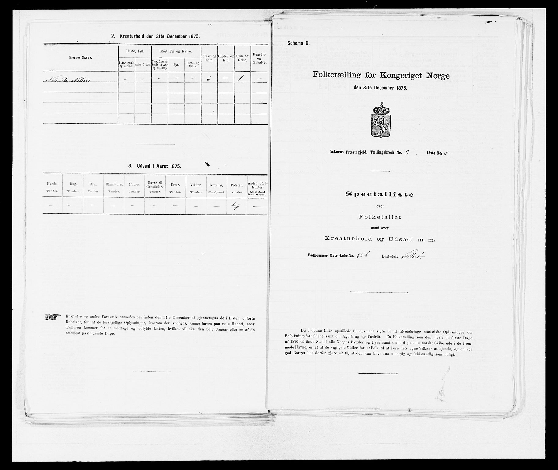 SAB, 1875 census for 1247P Askøy, 1875, p. 291