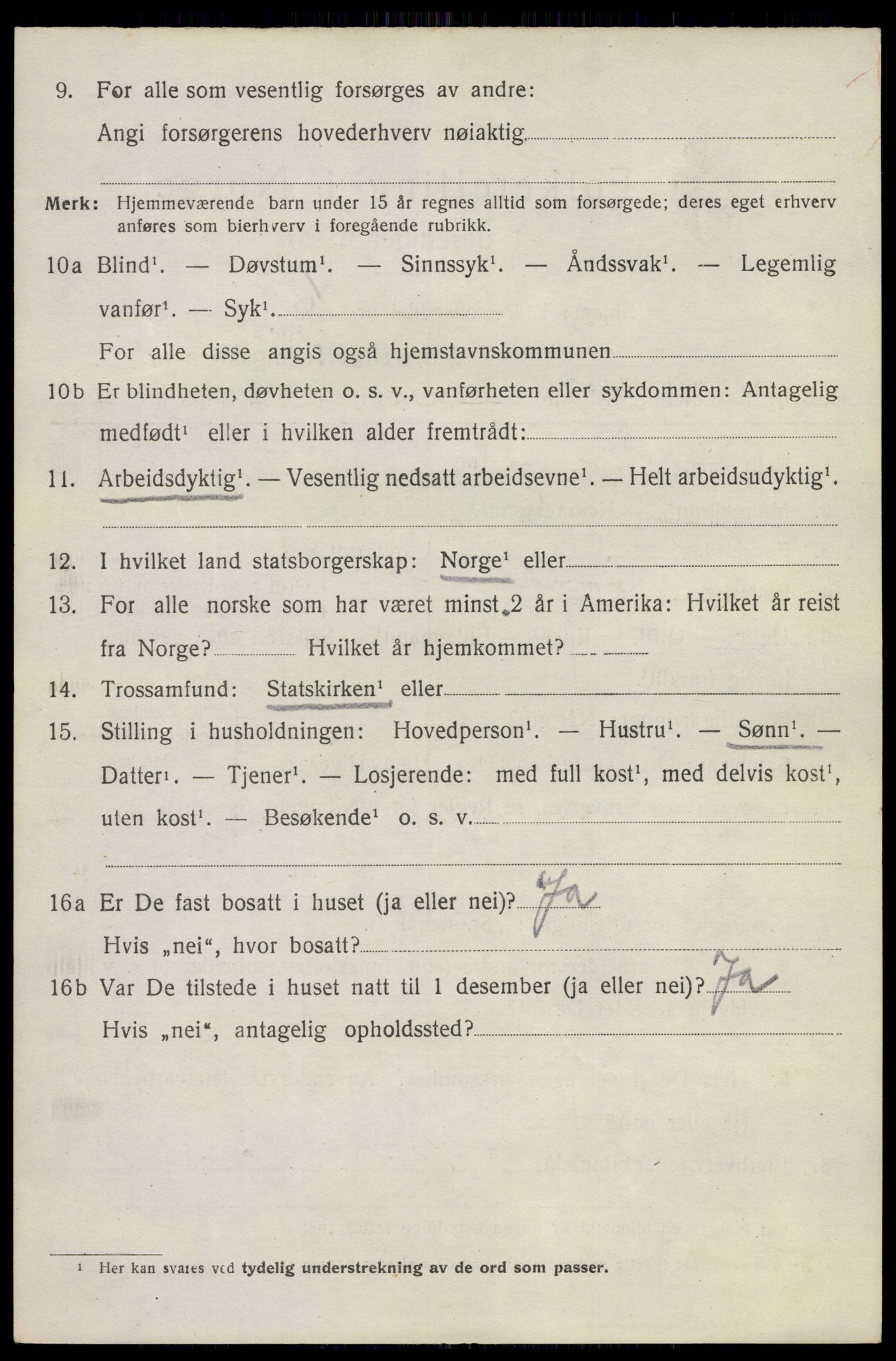 SAKO, 1920 census for Brunlanes, 1920, p. 7650