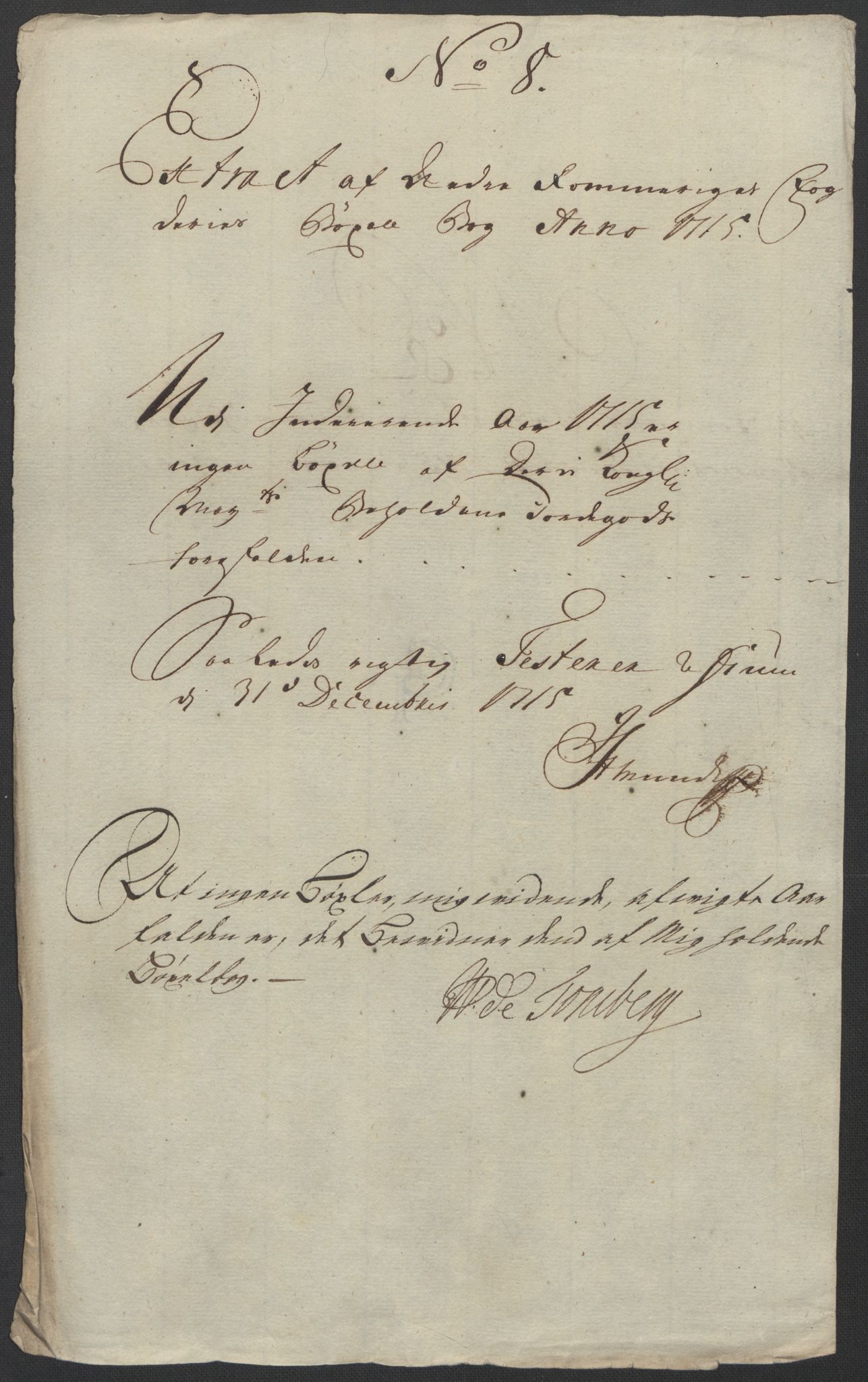 Rentekammeret inntil 1814, Reviderte regnskaper, Fogderegnskap, RA/EA-4092/R11/L0597: Fogderegnskap Nedre Romerike, 1715, p. 184