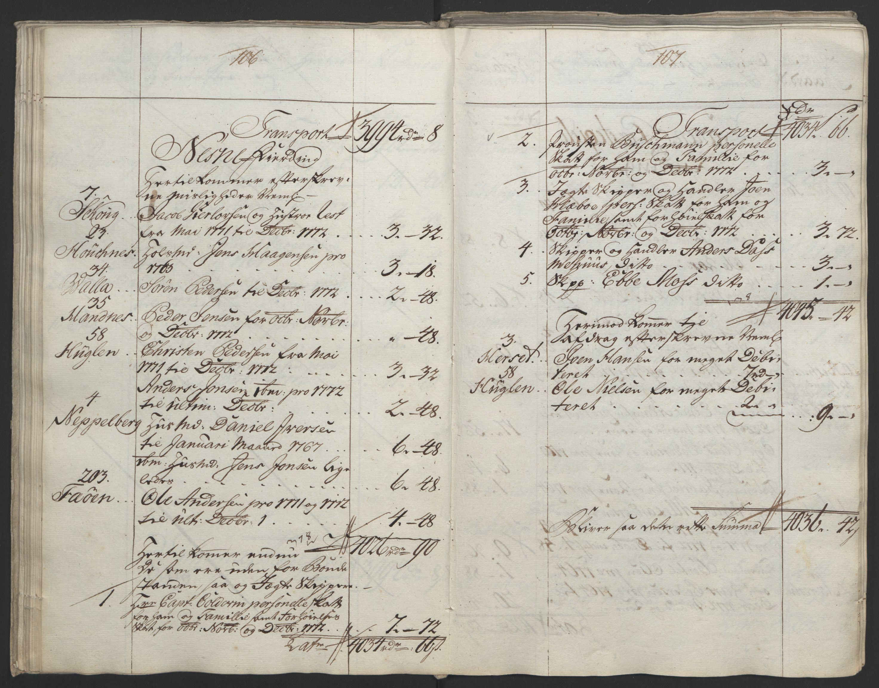 Rentekammeret inntil 1814, Reviderte regnskaper, Fogderegnskap, AV/RA-EA-4092/R65/L4573: Ekstraskatten Helgeland, 1762-1772, p. 497