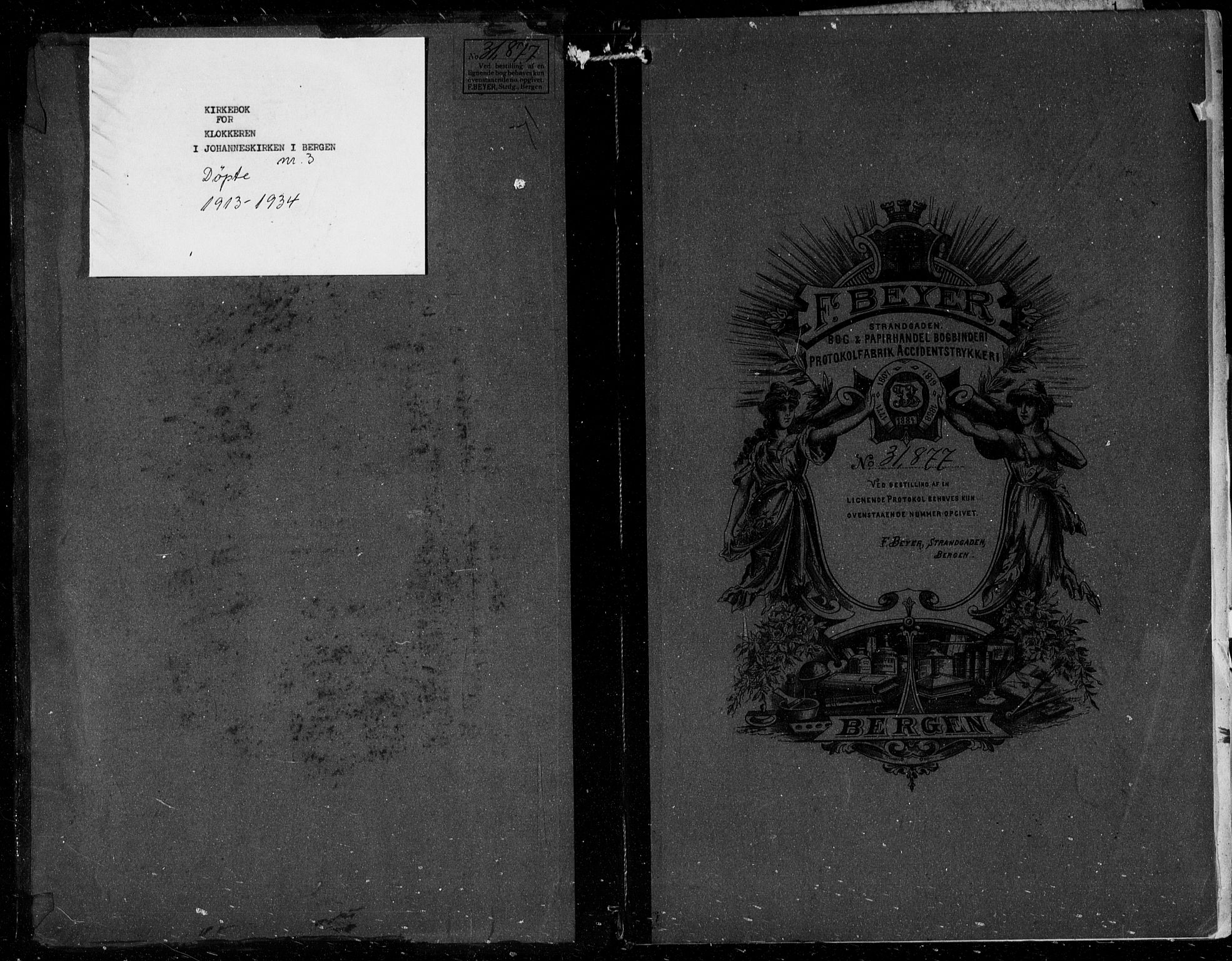 Johanneskirken sokneprestembete, SAB/A-76001/H/Hab: Parish register (copy) no. A 3, 1913-1934