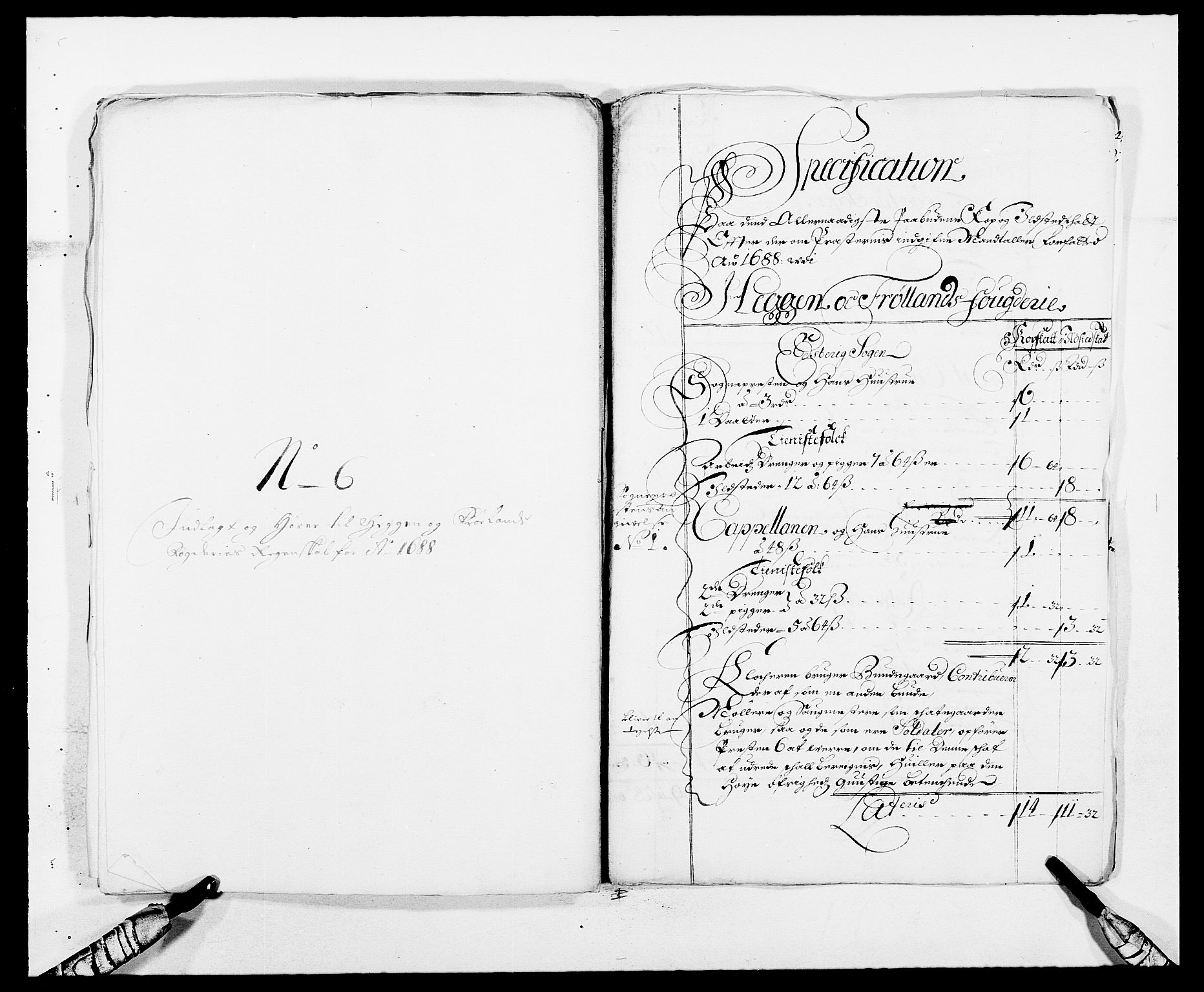 Rentekammeret inntil 1814, Reviderte regnskaper, Fogderegnskap, RA/EA-4092/R06/L0282: Fogderegnskap Heggen og Frøland, 1687-1690, p. 104