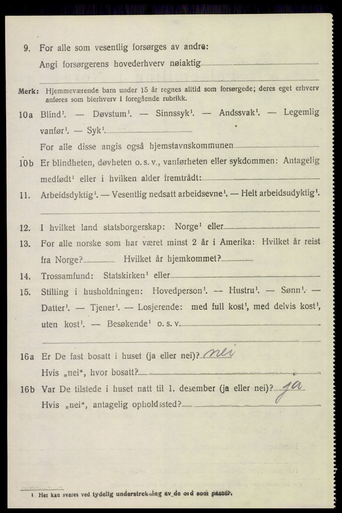 SAH, 1920 census for Hof, 1920, p. 7112