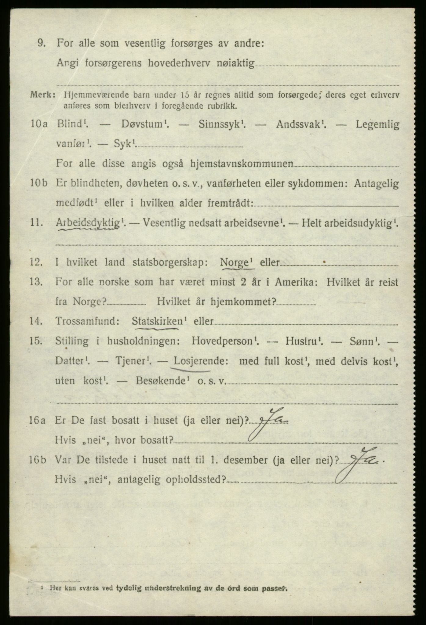 SAB, 1920 census for Stryn, 1920, p. 1677