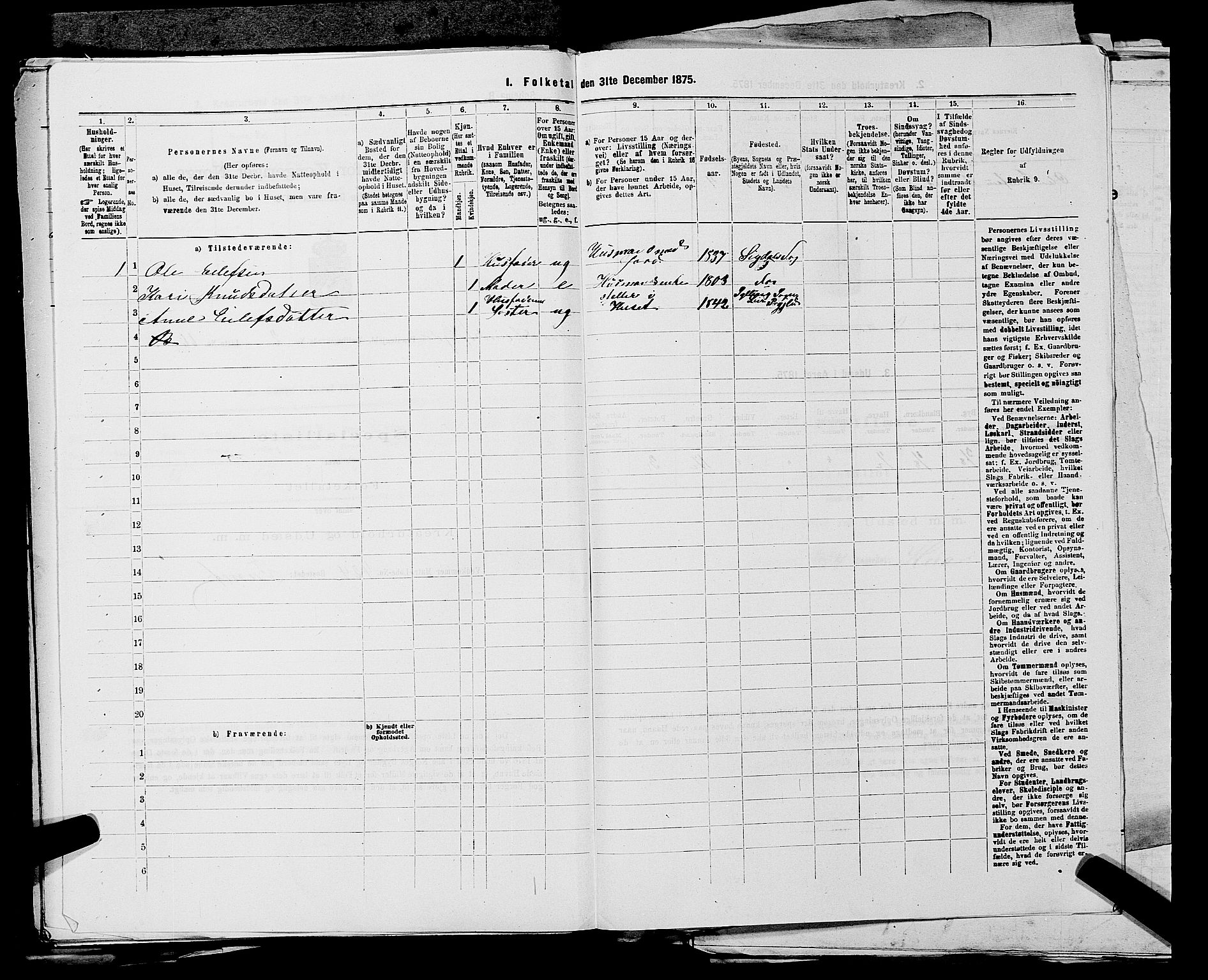 SAKO, 1875 census for 0621P Sigdal, 1875, p. 1475