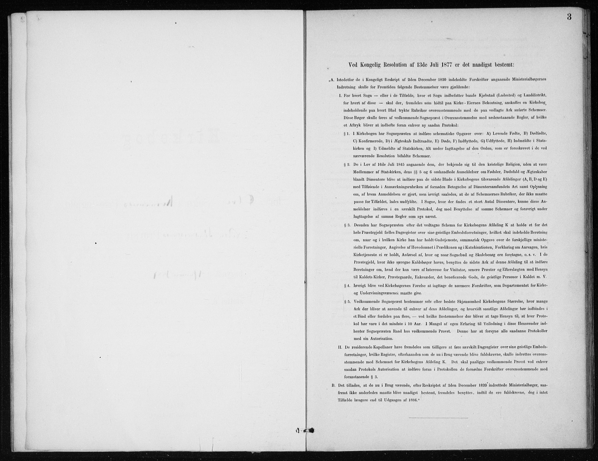 Kvinnherad sokneprestembete, SAB/A-76401/H/Haa: Parish register (official) no. E 1, 1887-1912, p. 3