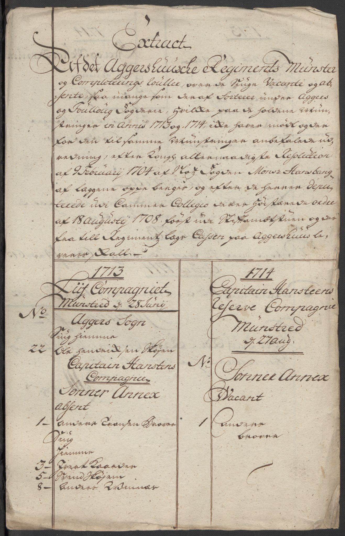 Rentekammeret inntil 1814, Reviderte regnskaper, Fogderegnskap, AV/RA-EA-4092/R10/L0451: Fogderegnskap Aker og Follo, 1713-1714, p. 328