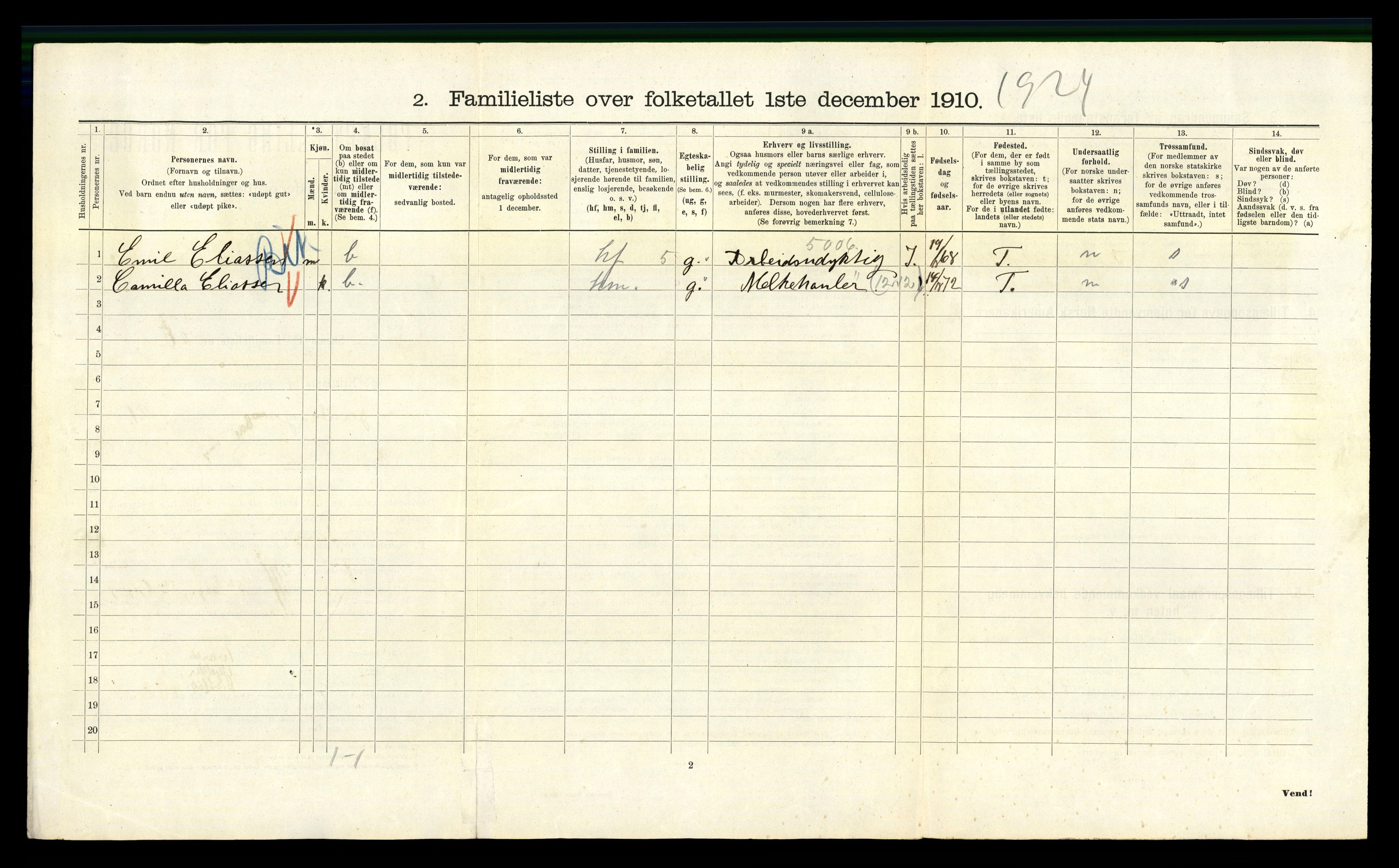 RA, 1910 census for Kristiania, 1910, p. 45860