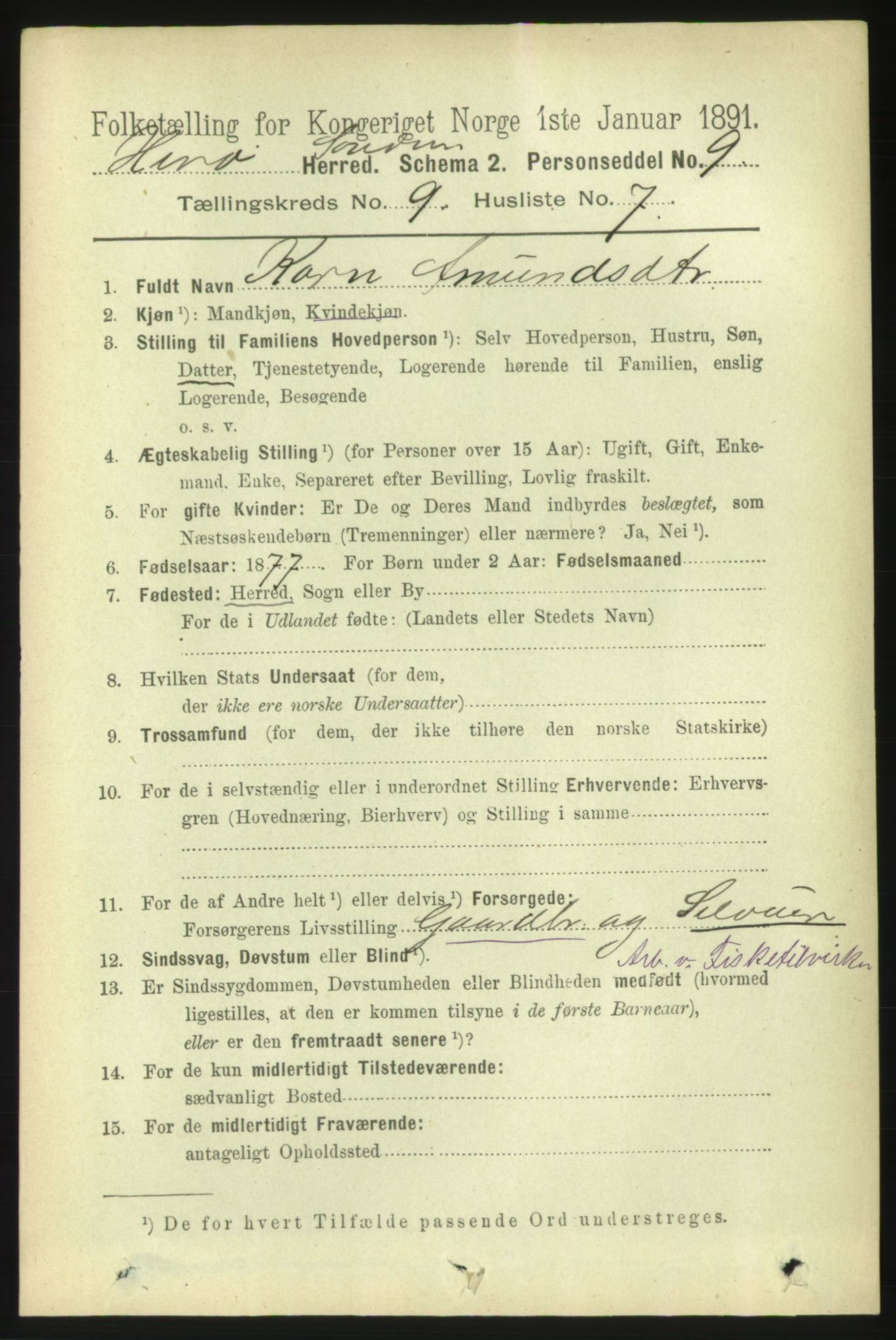 RA, 1891 census for 1515 Herøy, 1891, p. 3665