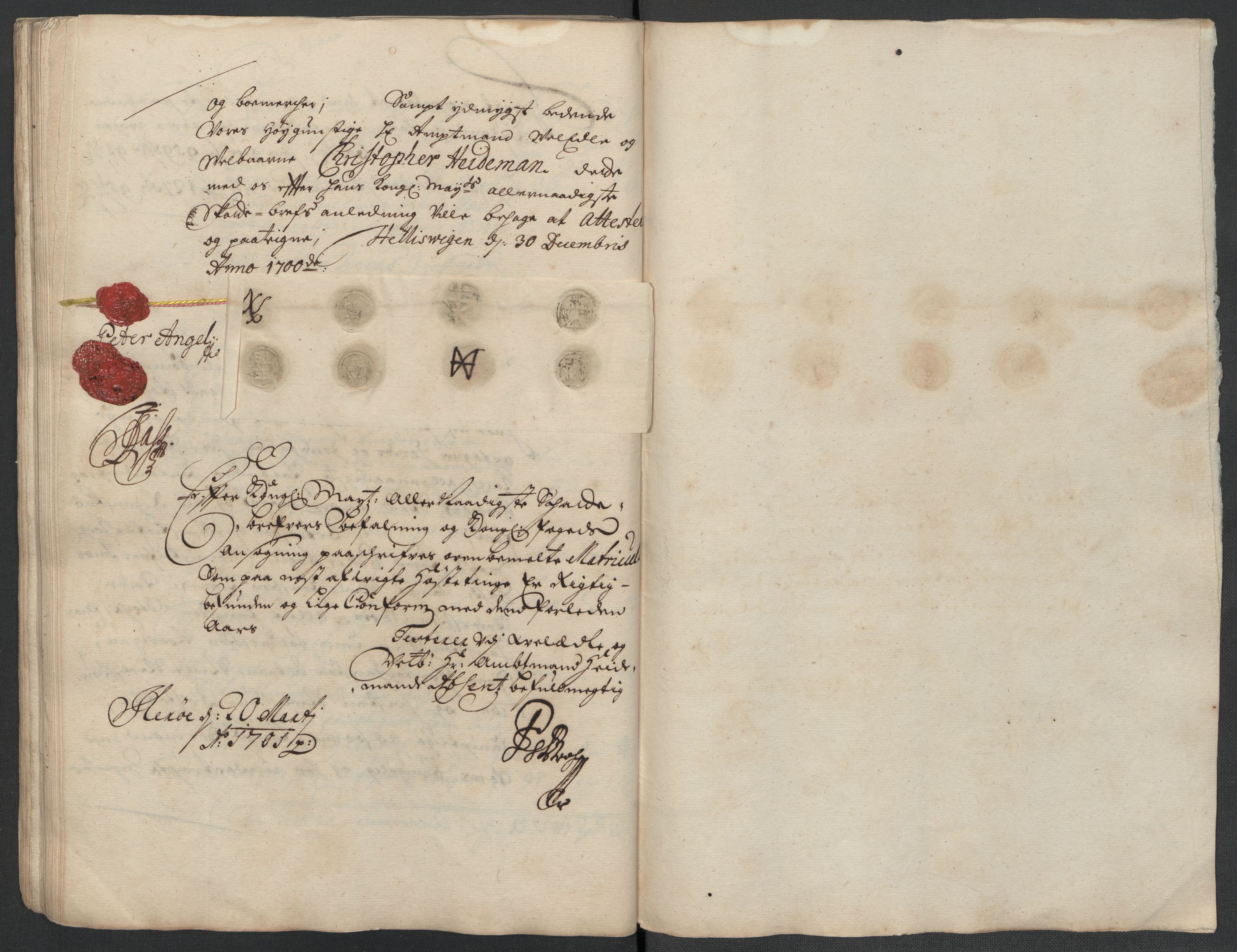 Rentekammeret inntil 1814, Reviderte regnskaper, Fogderegnskap, AV/RA-EA-4092/R65/L4507: Fogderegnskap Helgeland, 1699-1701, p. 241