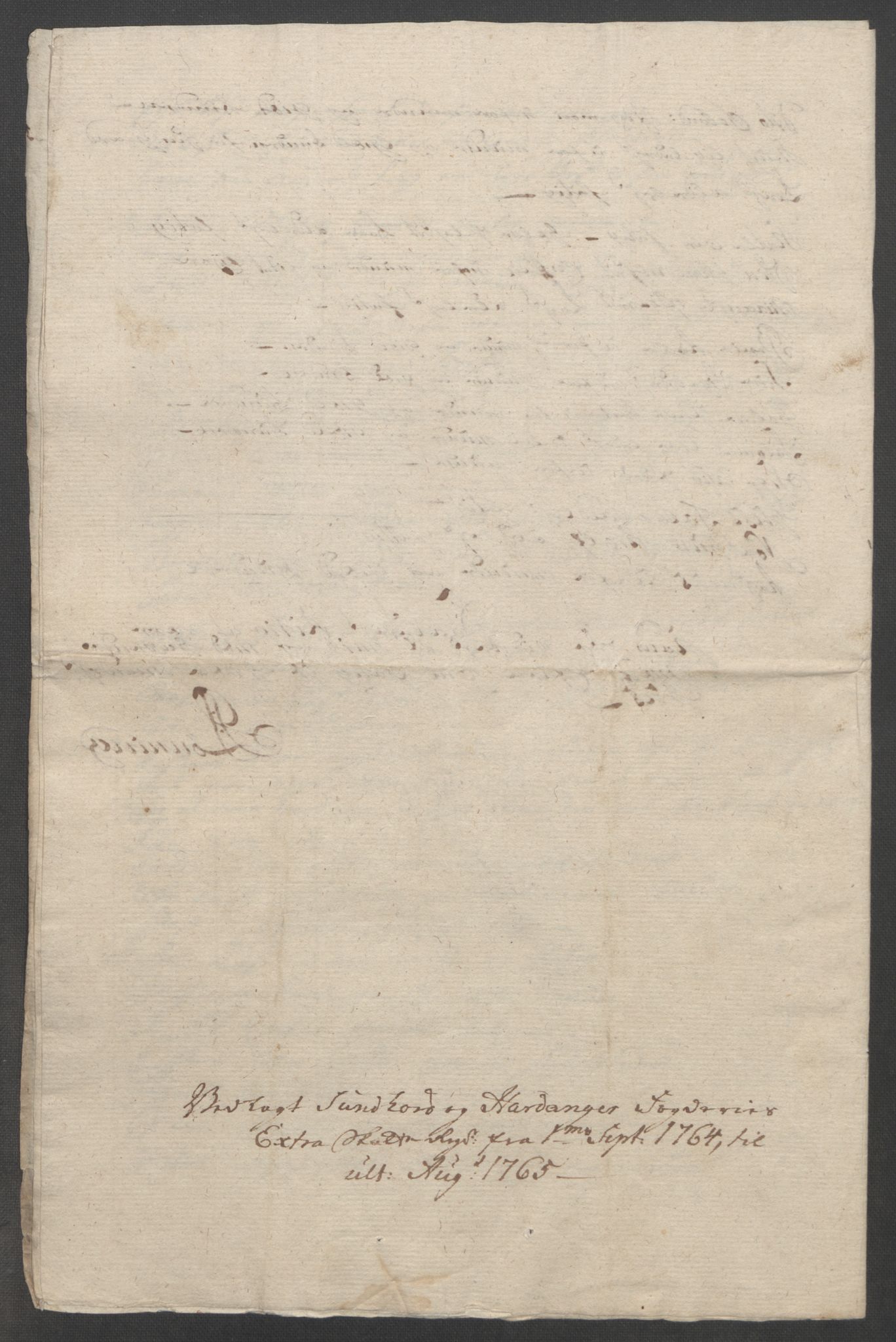 Rentekammeret inntil 1814, Reviderte regnskaper, Fogderegnskap, RA/EA-4092/R48/L3136: Ekstraskatten Sunnhordland og Hardanger, 1762-1772, p. 128