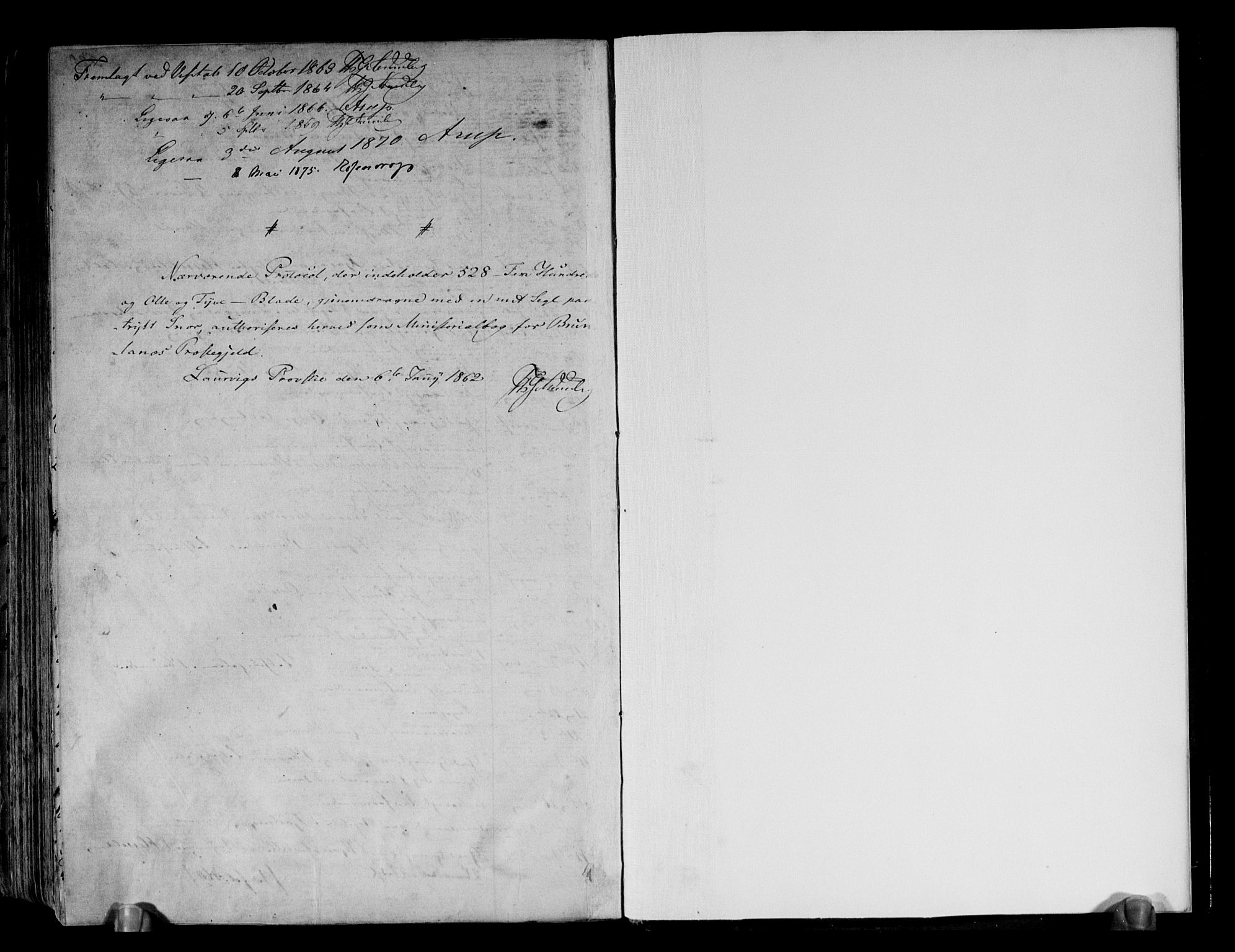 Brunlanes kirkebøker, AV/SAKO-A-342/F/Fa/L0005: Parish register (official) no. I 5, 1862-1877