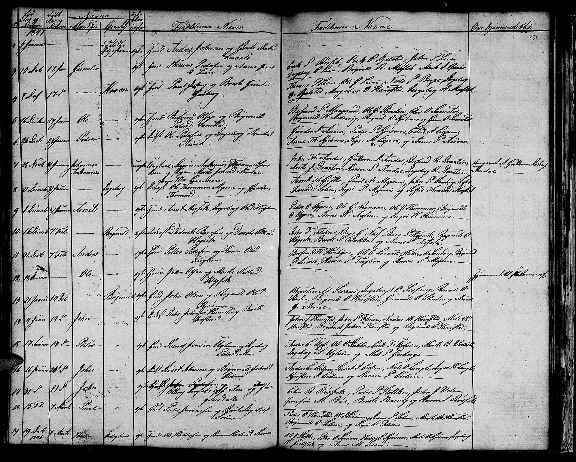 Ministerialprotokoller, klokkerbøker og fødselsregistre - Sør-Trøndelag, SAT/A-1456/695/L1154: Parish register (copy) no. 695C05, 1842-1858, p. 150