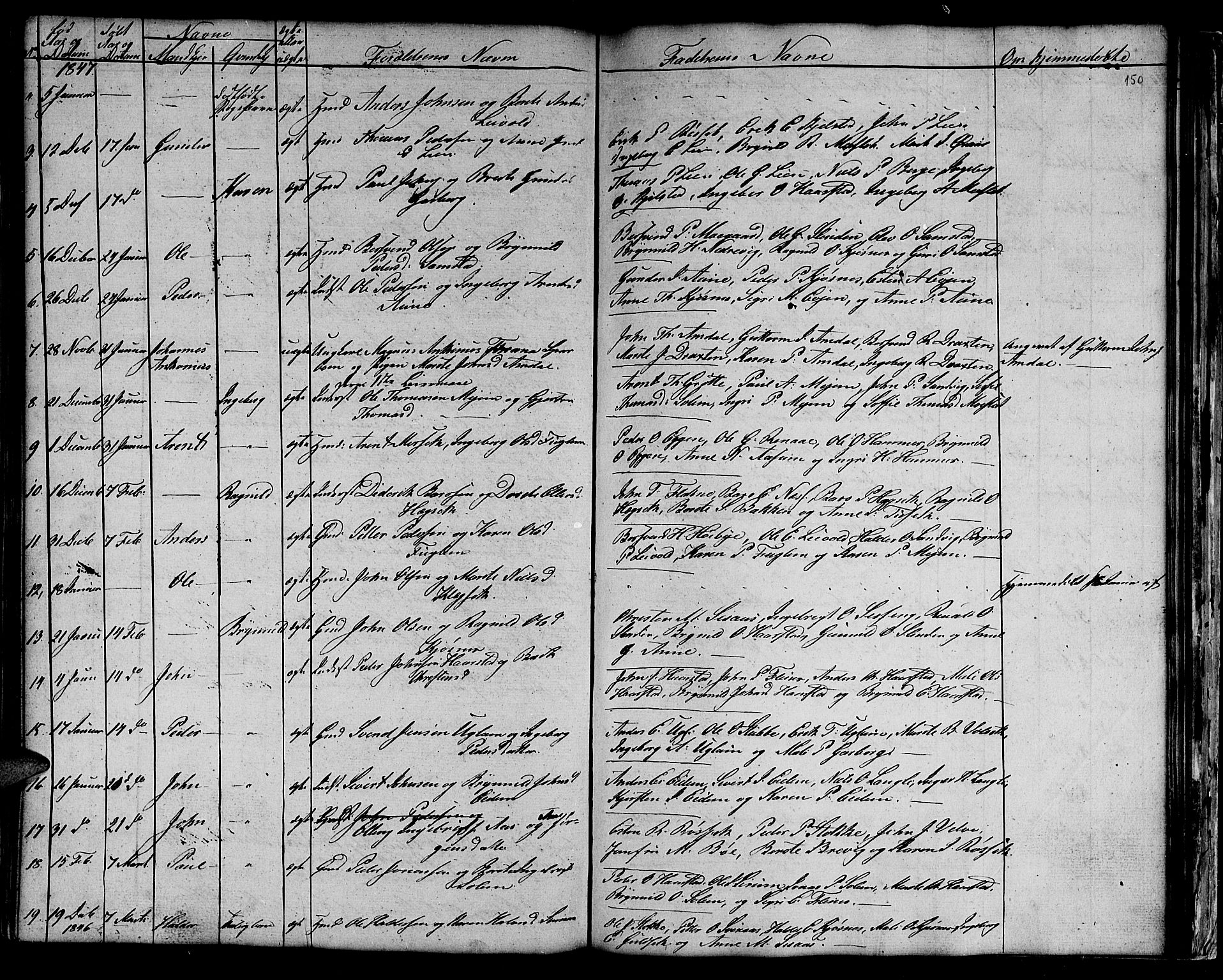 Ministerialprotokoller, klokkerbøker og fødselsregistre - Sør-Trøndelag, AV/SAT-A-1456/695/L1154: Parish register (copy) no. 695C05, 1842-1858, p. 150