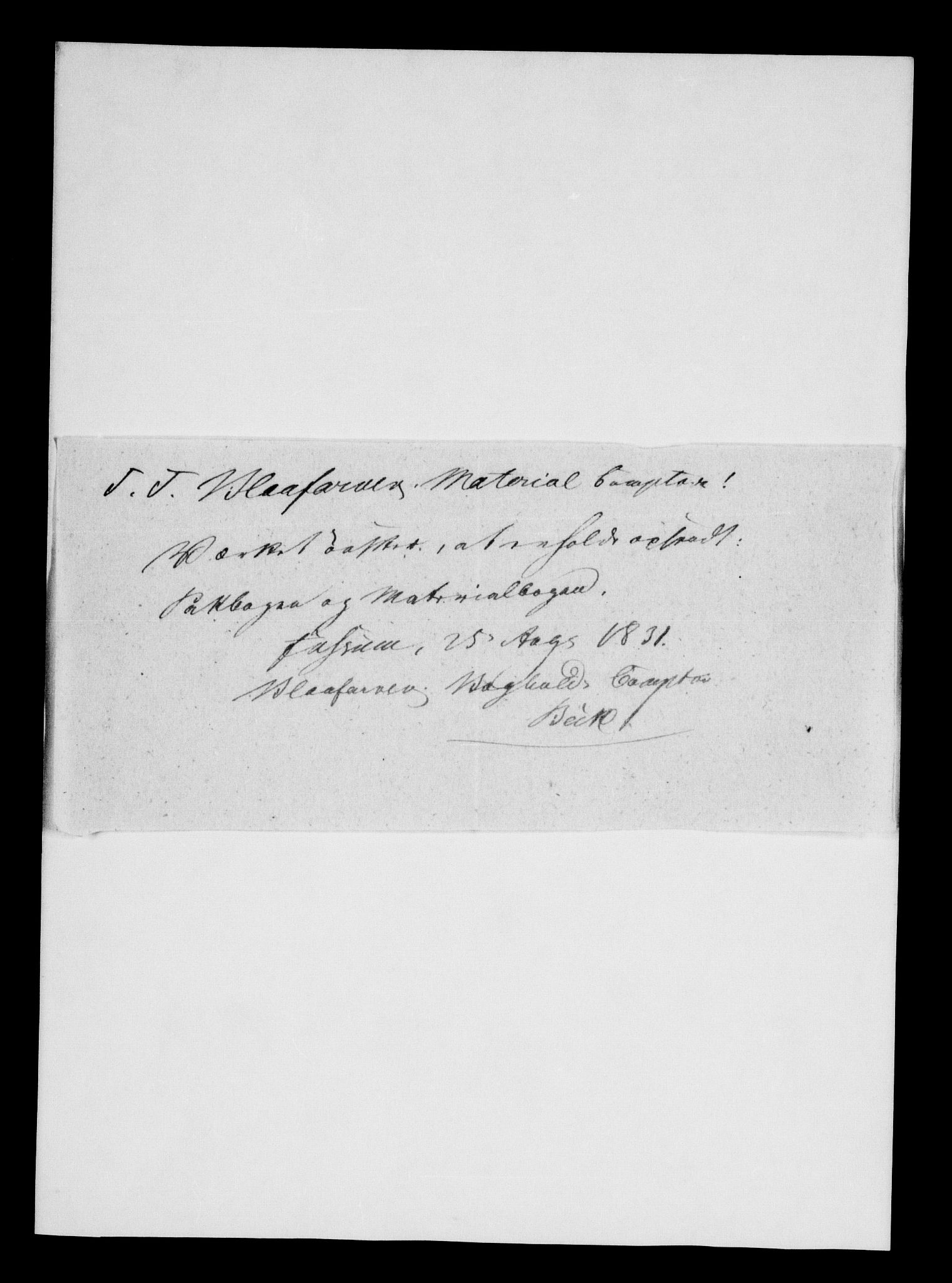 Modums Blaafarveværk, RA/PA-0157/G/Gd/Gdb/L0198: Annotations Bog, Dagbok over inn- og utgående materiale, 1828-1831, p. 2