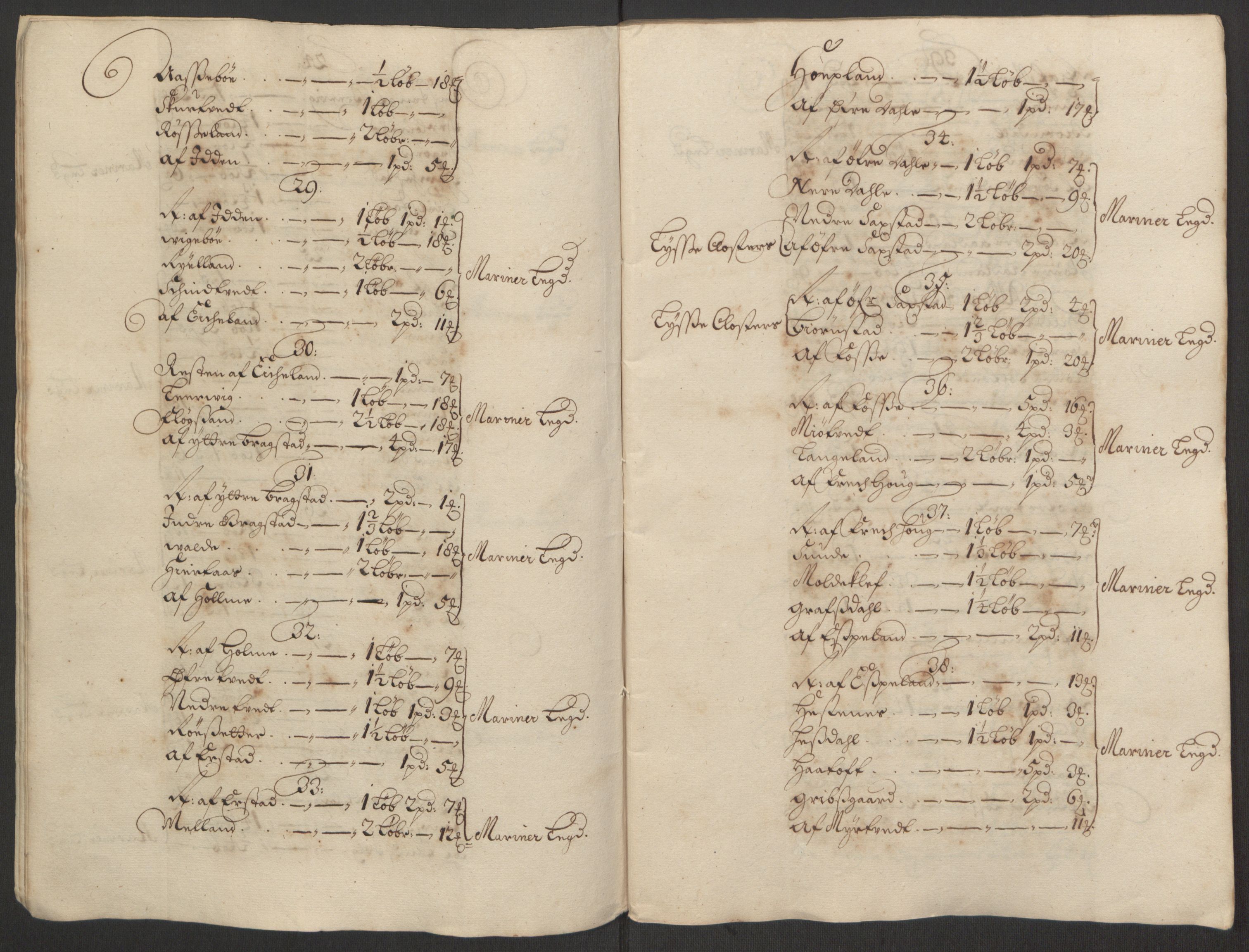 Rentekammeret inntil 1814, Reviderte regnskaper, Fogderegnskap, RA/EA-4092/R51/L3181: Fogderegnskap Nordhordland og Voss, 1691-1692, p. 16