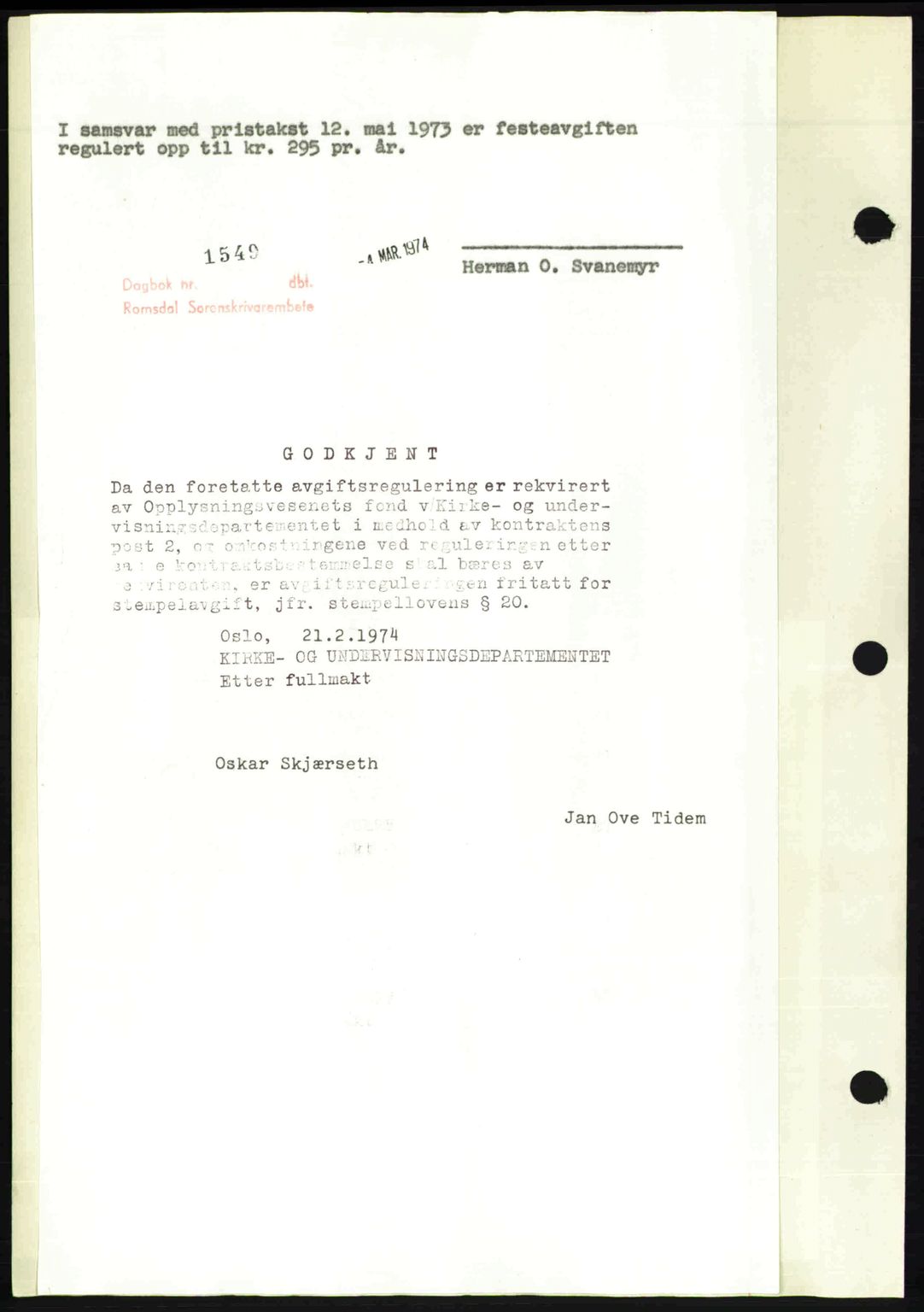 Romsdal sorenskriveri, AV/SAT-A-4149/1/2/2C: Mortgage book no. A28, 1948-1949, Diary no: : 599/1949