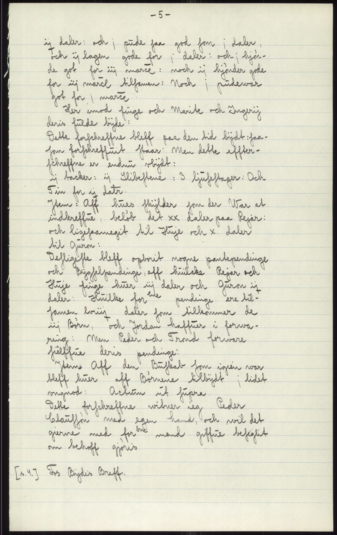 Samlinger til kildeutgivelse, Diplomavskriftsamlingen, AV/RA-EA-4053/H/Ha, p. 2812