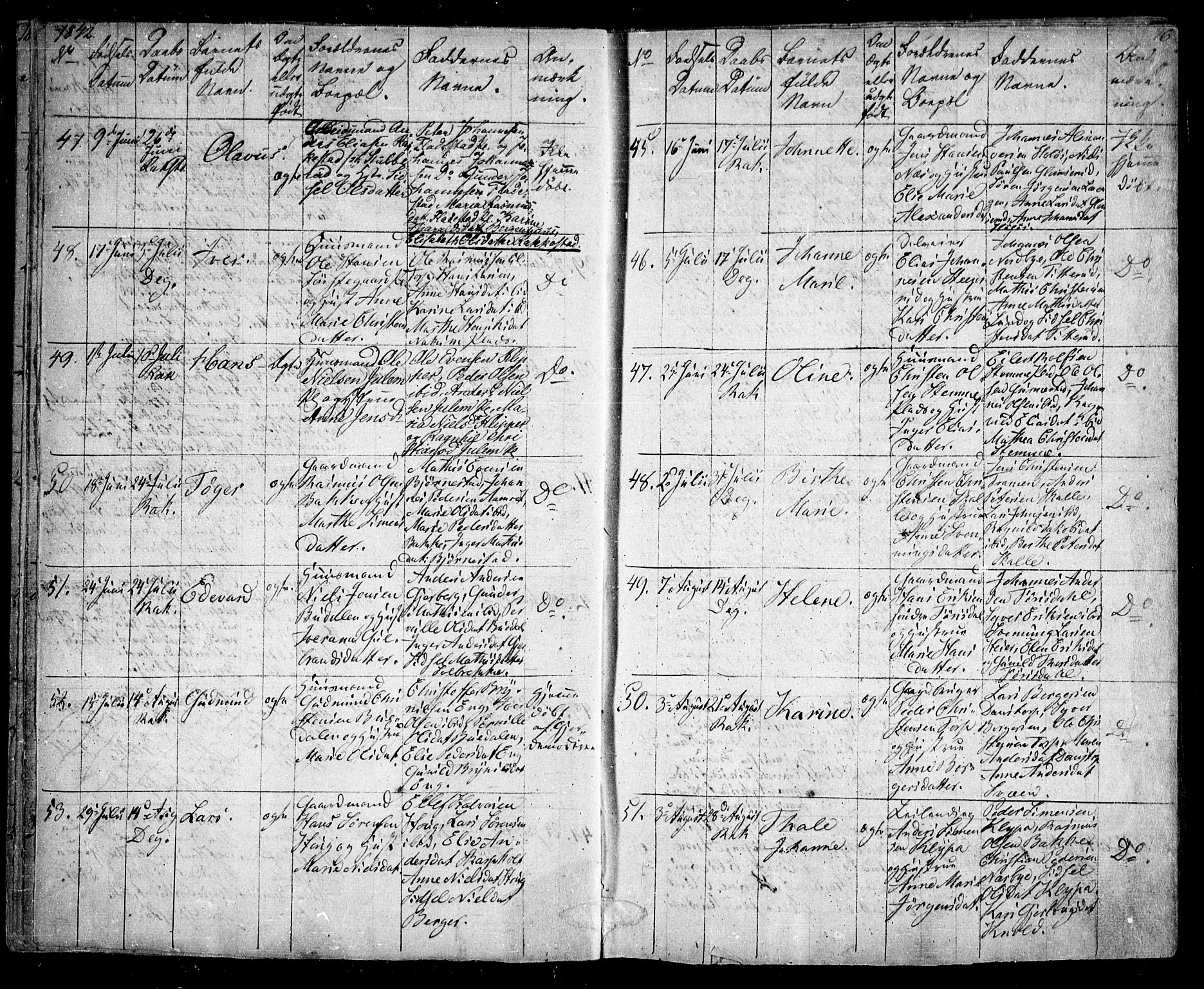 Rakkestad prestekontor Kirkebøker, AV/SAO-A-2008/F/Fa/L0008: Parish register (official) no. I 8, 1842-1849, p. 15-16