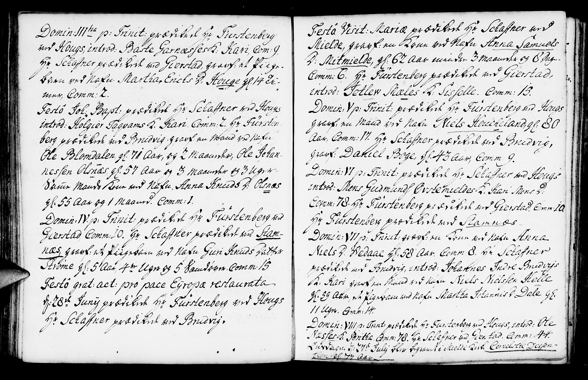 Haus sokneprestembete, AV/SAB-A-75601/H/Haa: Parish register (official) no. A 7, 1748-1766, p. 151