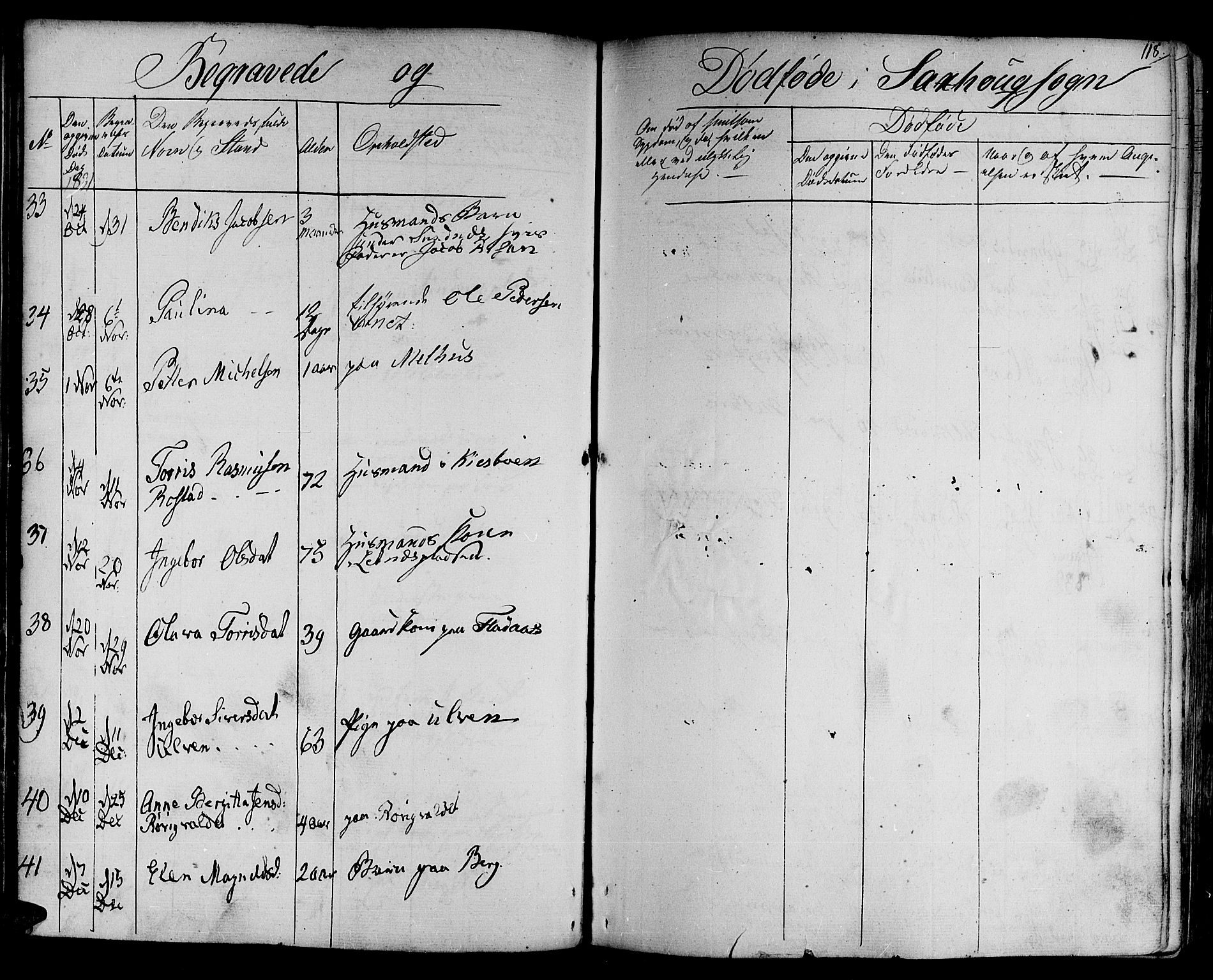 Ministerialprotokoller, klokkerbøker og fødselsregistre - Nord-Trøndelag, SAT/A-1458/730/L0277: Parish register (official) no. 730A06 /1, 1830-1839, p. 118