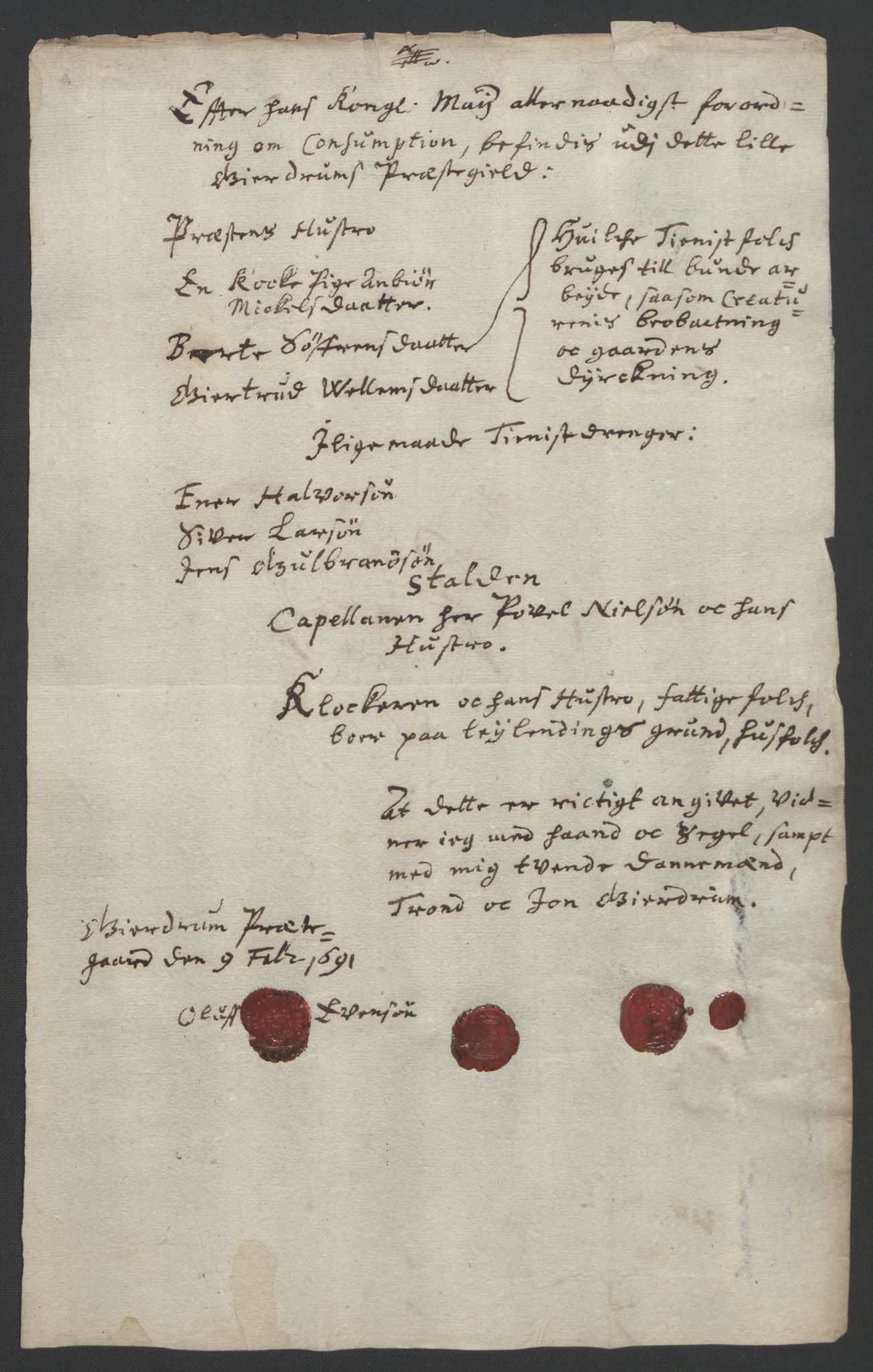 Rentekammeret inntil 1814, Reviderte regnskaper, Fogderegnskap, RA/EA-4092/R12/L0703: Fogderegnskap Øvre Romerike, 1691, p. 226