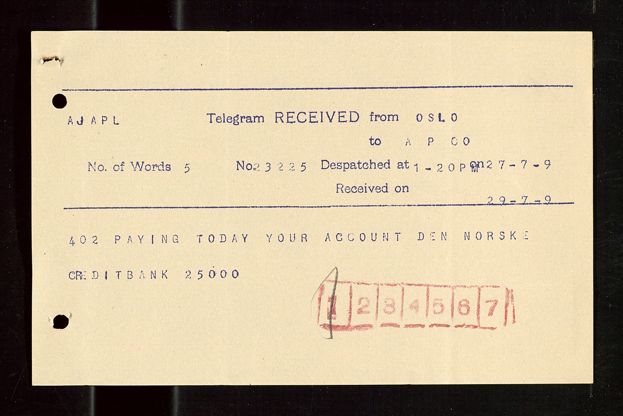 Pa 1521 - A/S Norske Shell, AV/SAST-A-101915/E/Ea/Eaa/L0016: Sjefskorrespondanse, 1929, p. 7