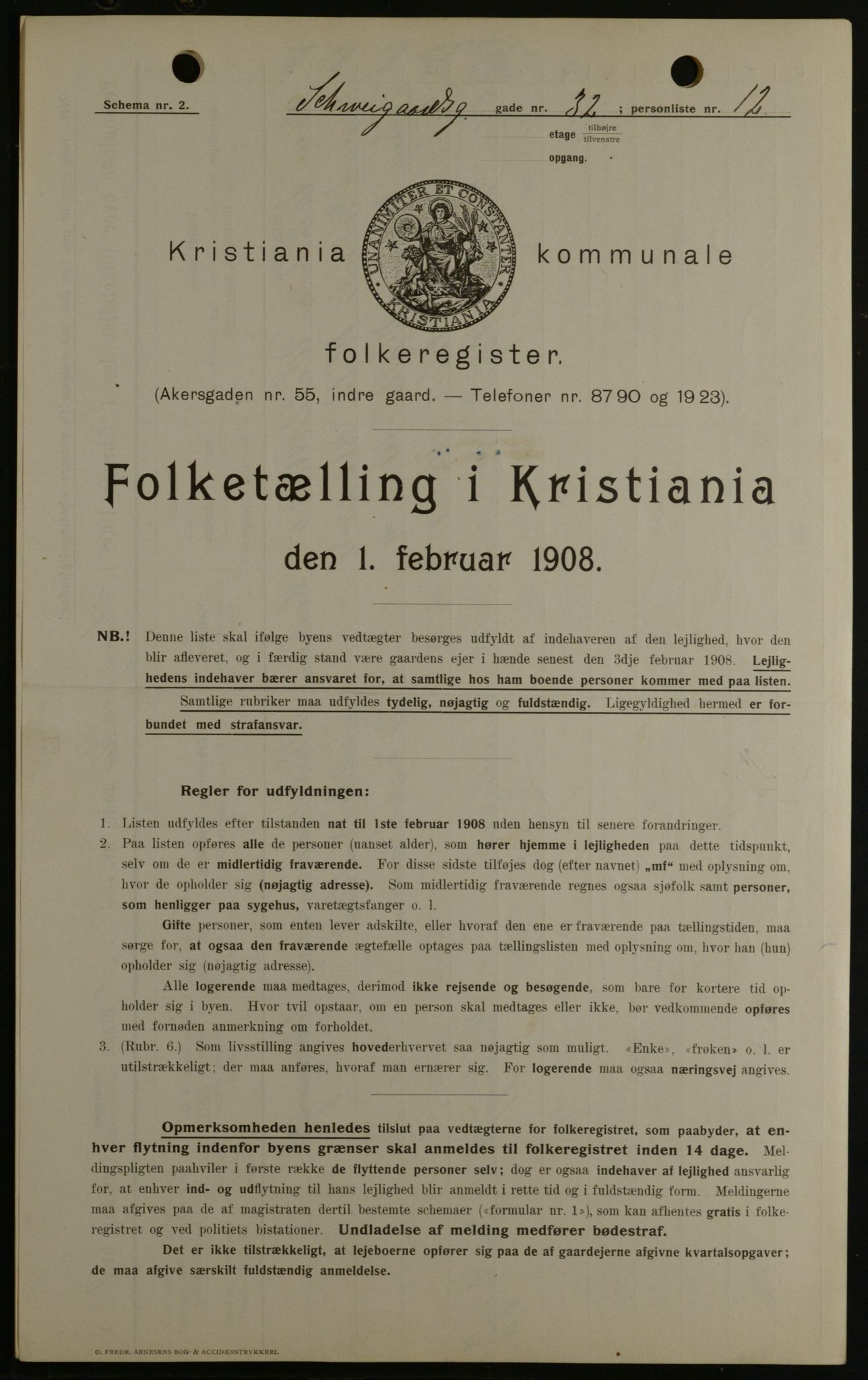 OBA, Municipal Census 1908 for Kristiania, 1908, p. 81775