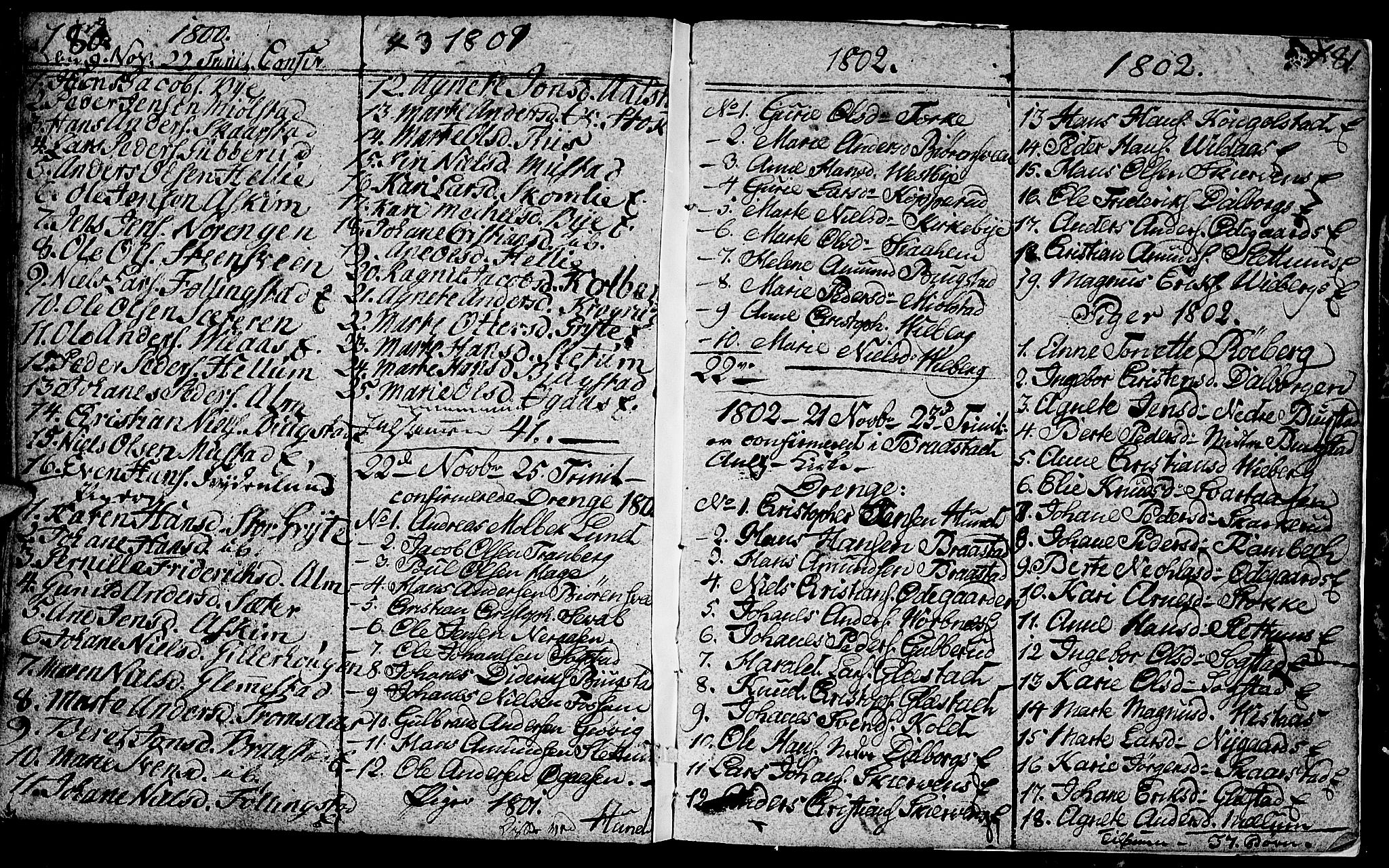 Vardal prestekontor, SAH/PREST-100/H/Ha/Hab/L0002: Parish register (copy) no. 2, 1790-1803, p. 180-181