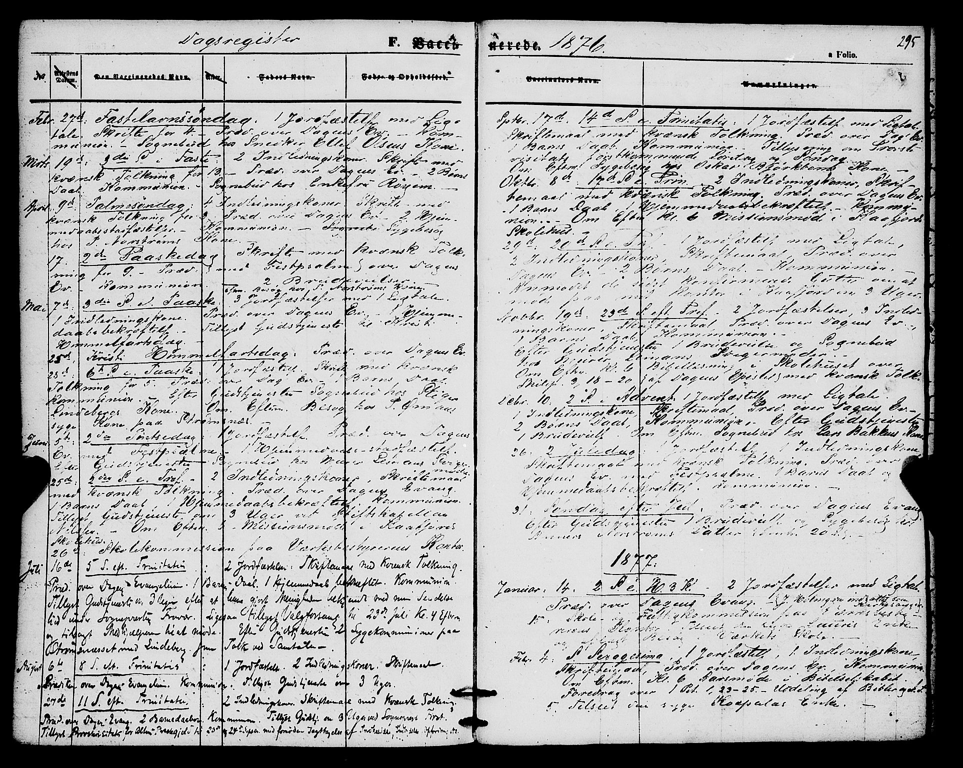 Alta sokneprestkontor, SATØ/S-1338/H/Ha/L0004.kirke: Parish register (official) no. 4, 1858-1880, p. 295