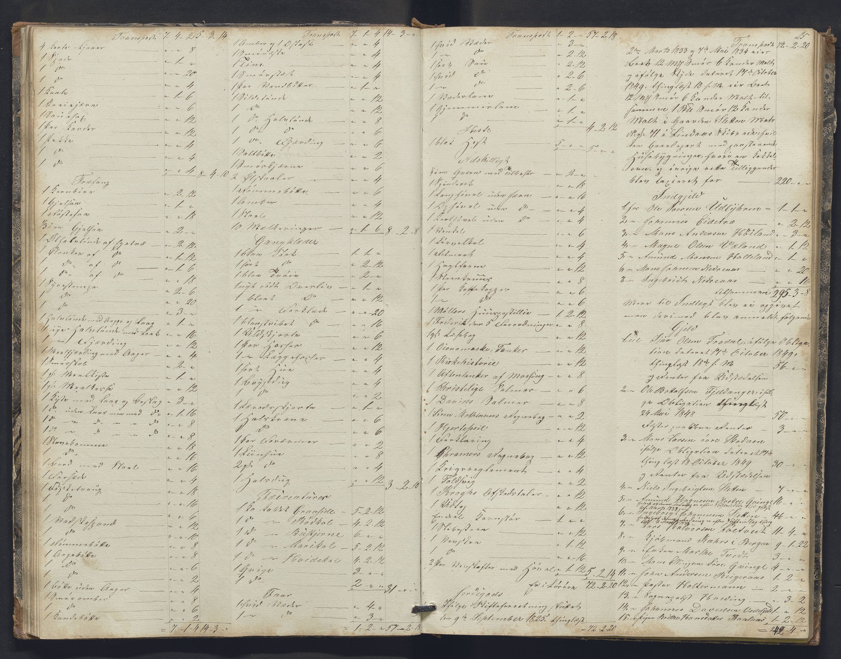 Nordhordland sorenskrivar, AV/SAB-A-2901/1/H/Hb/L0016: Registreringsprotokollar, 1850-1854, p. 25