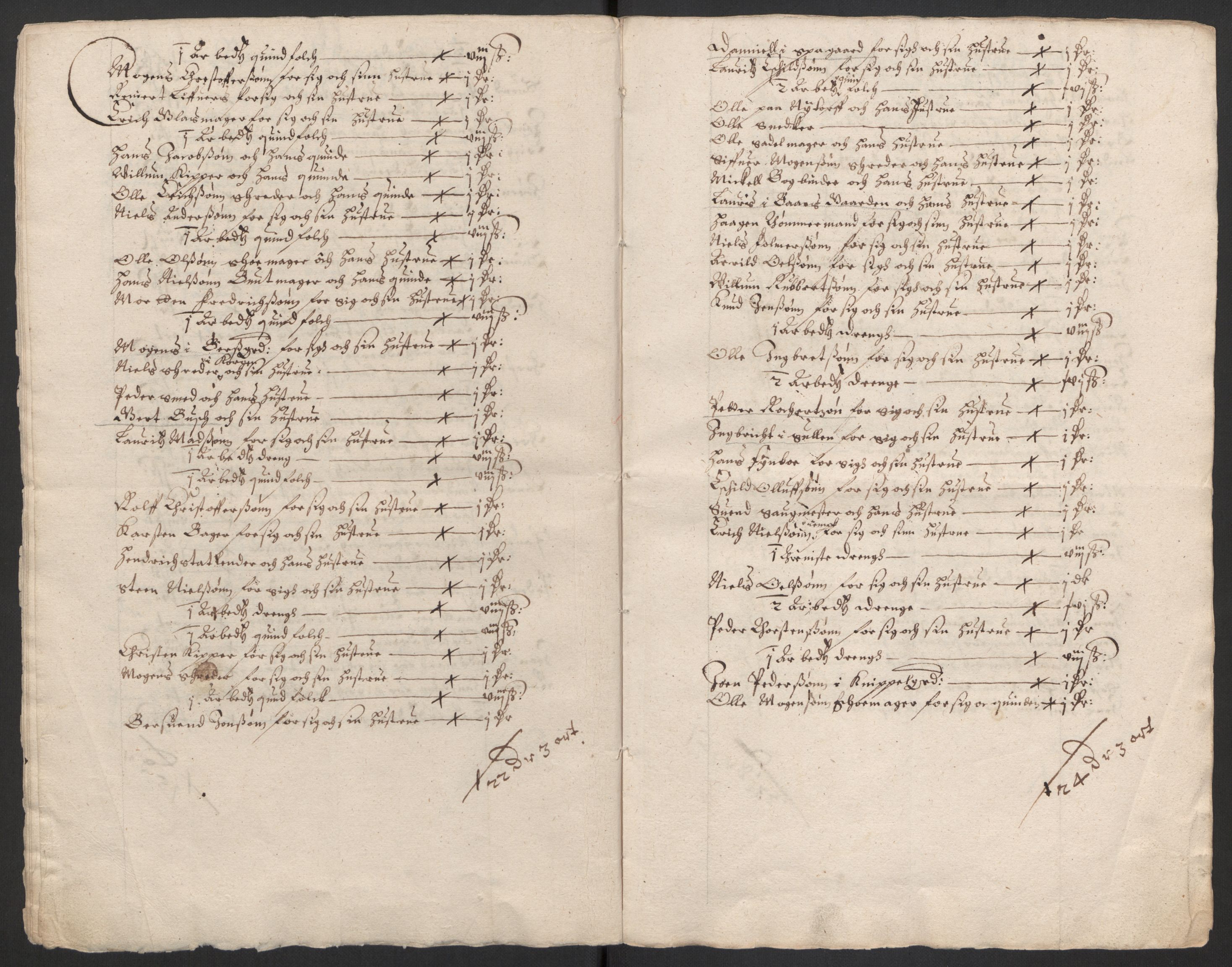 Rentekammeret inntil 1814, Reviderte regnskaper, Byregnskaper, AV/RA-EA-4066/R/Rs/L0504: [S1] Kontribusjonsregnskap, 1631-1684, p. 14