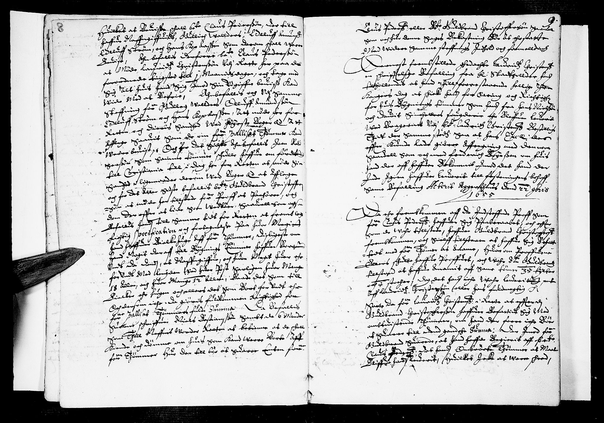 Lier, Røyken og Hurum sorenskriveri, SAKO/A-89/F/Fa/L0001: Tingbok, 1655-1658, p. 9